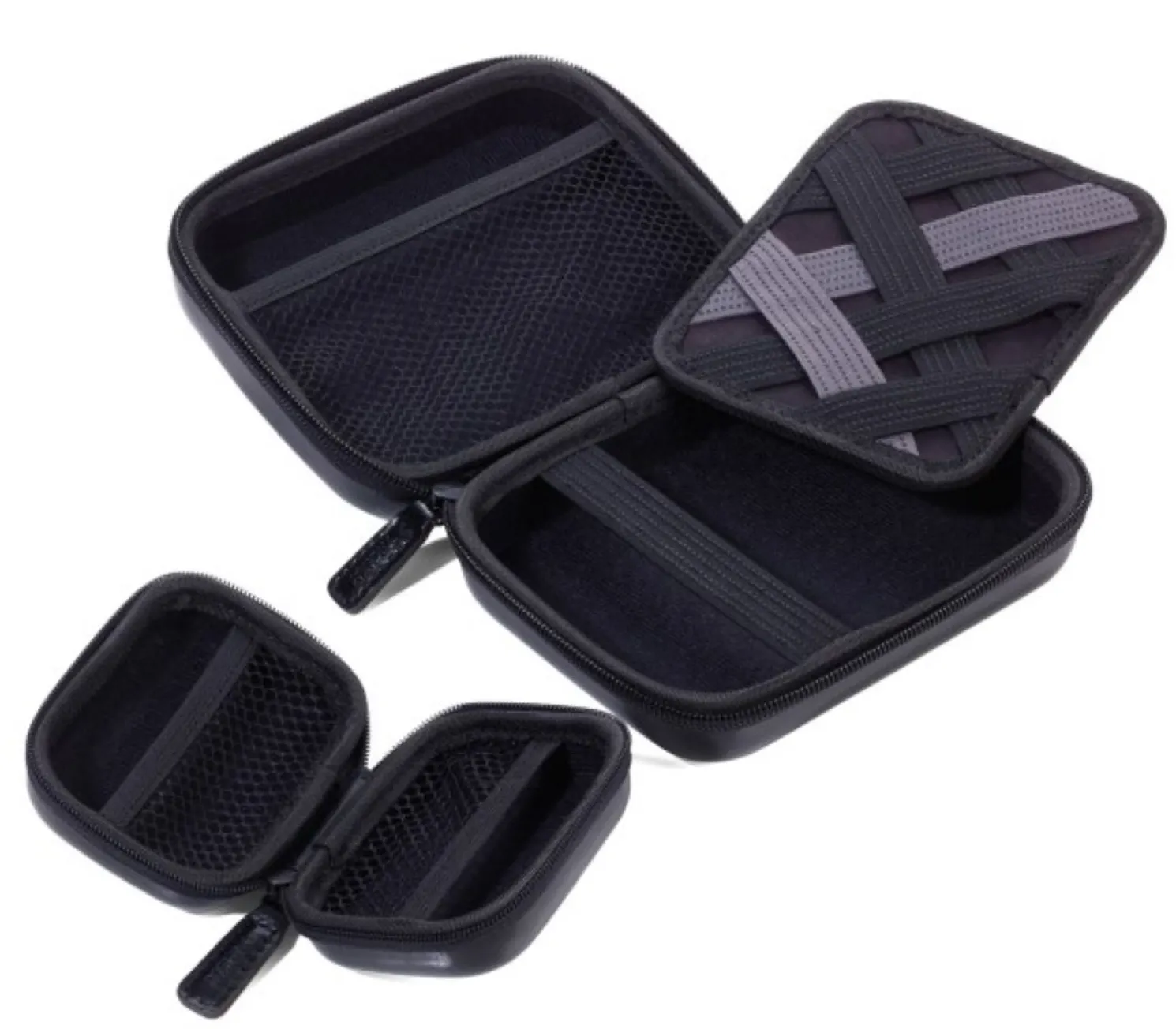 TROIKA Organizer - Etui 2-tlg. schwarz