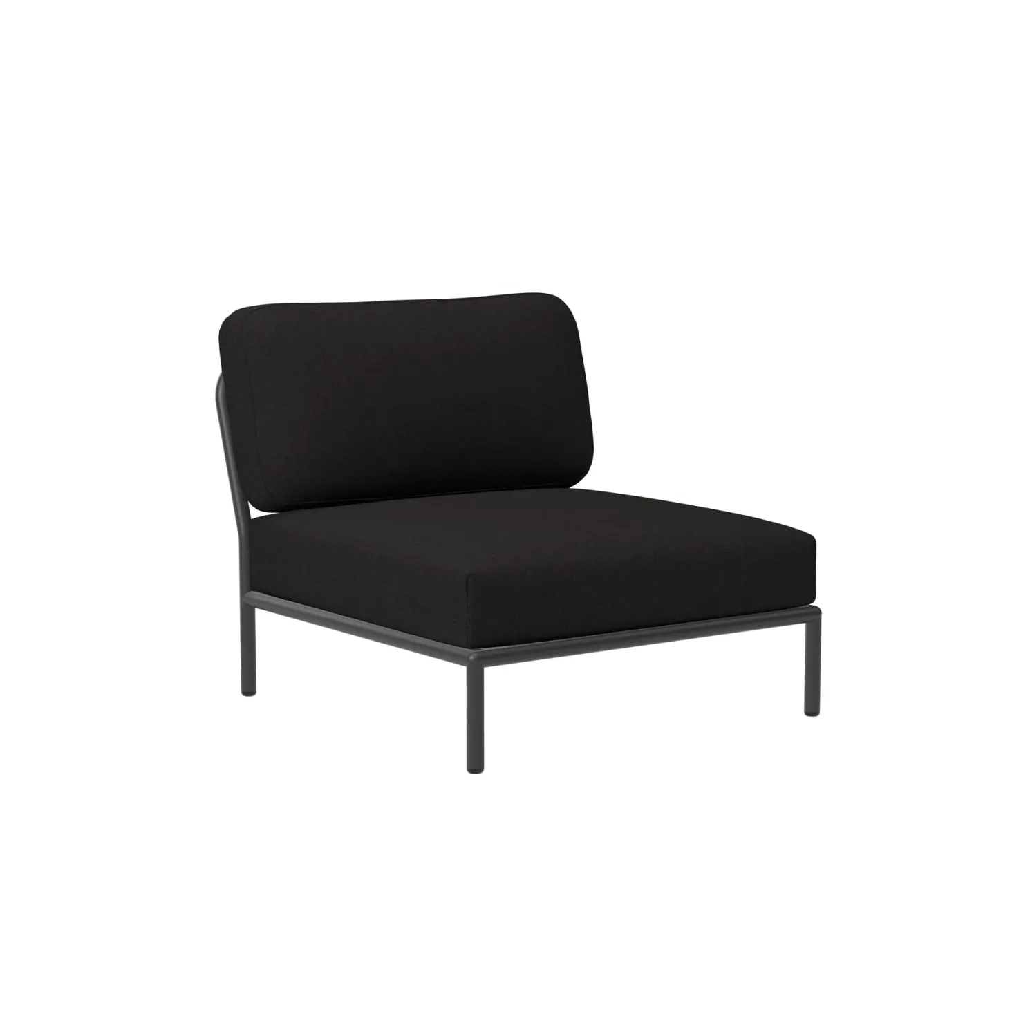 HOUE LEVEL Outdoor Sessel Lounge-Modul 1 Dunkelgrau Kohle