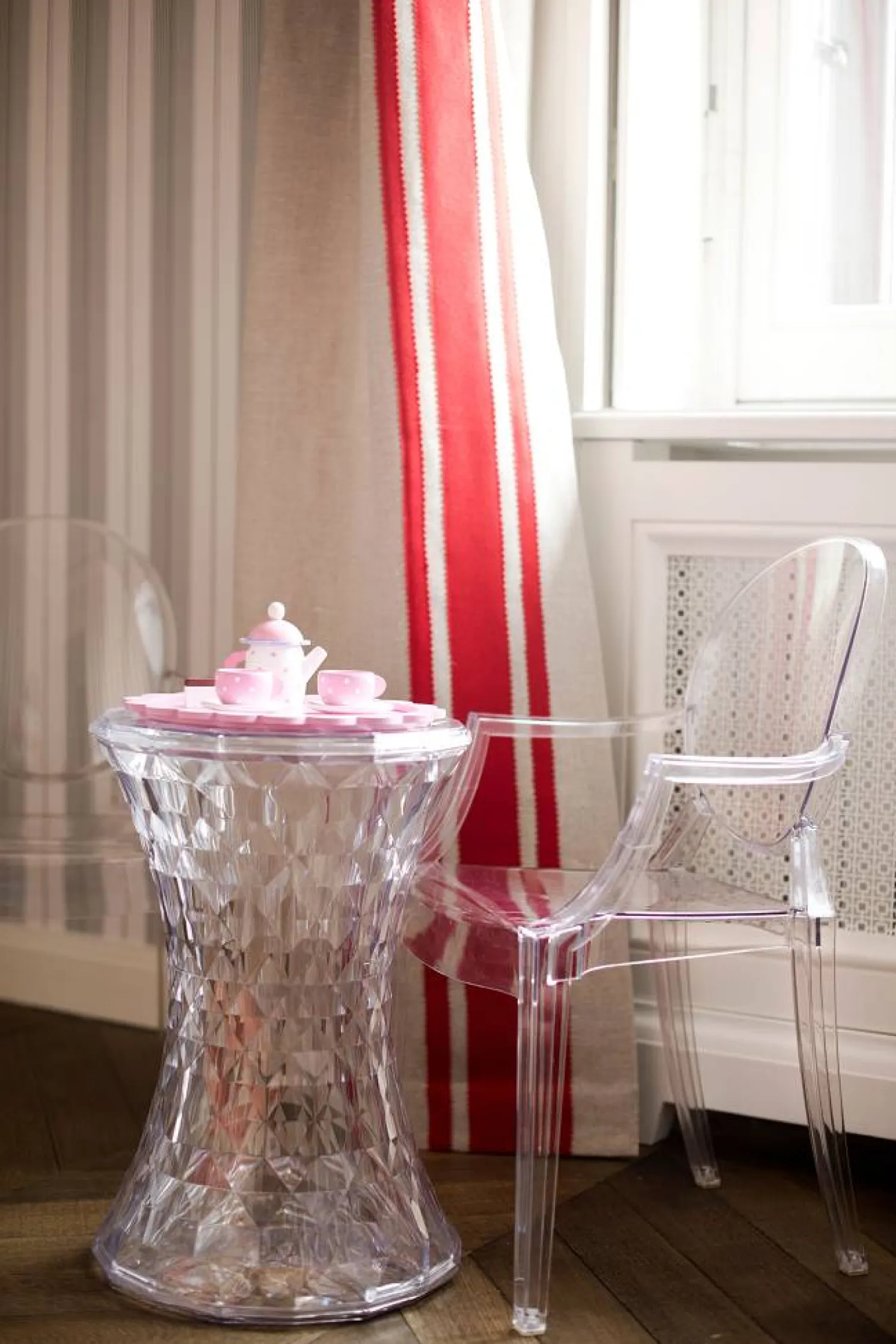Kartell Stone Beistelltisch glasklar