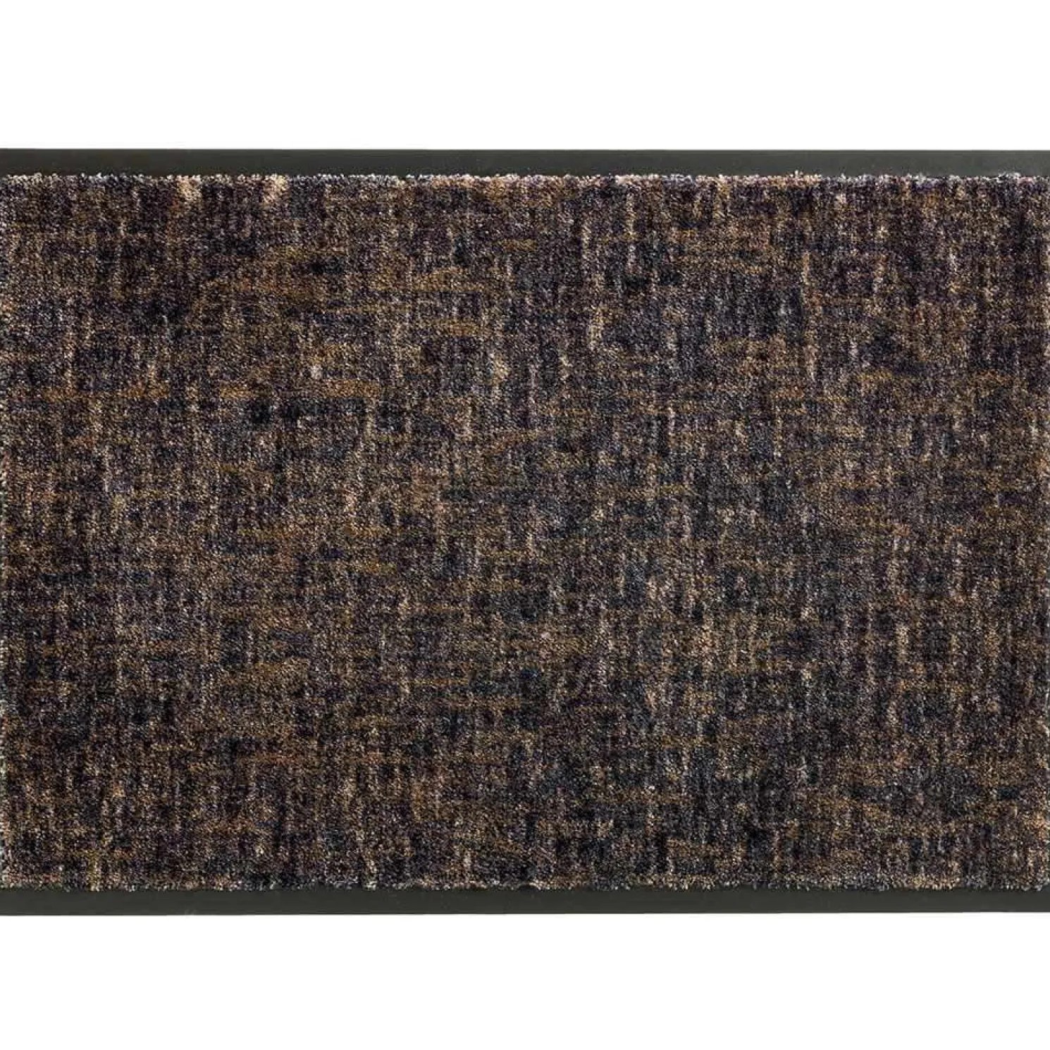 Schöner Wohnen Miami Fußmatte 67x150 cm Gitter anthrazit-taupe