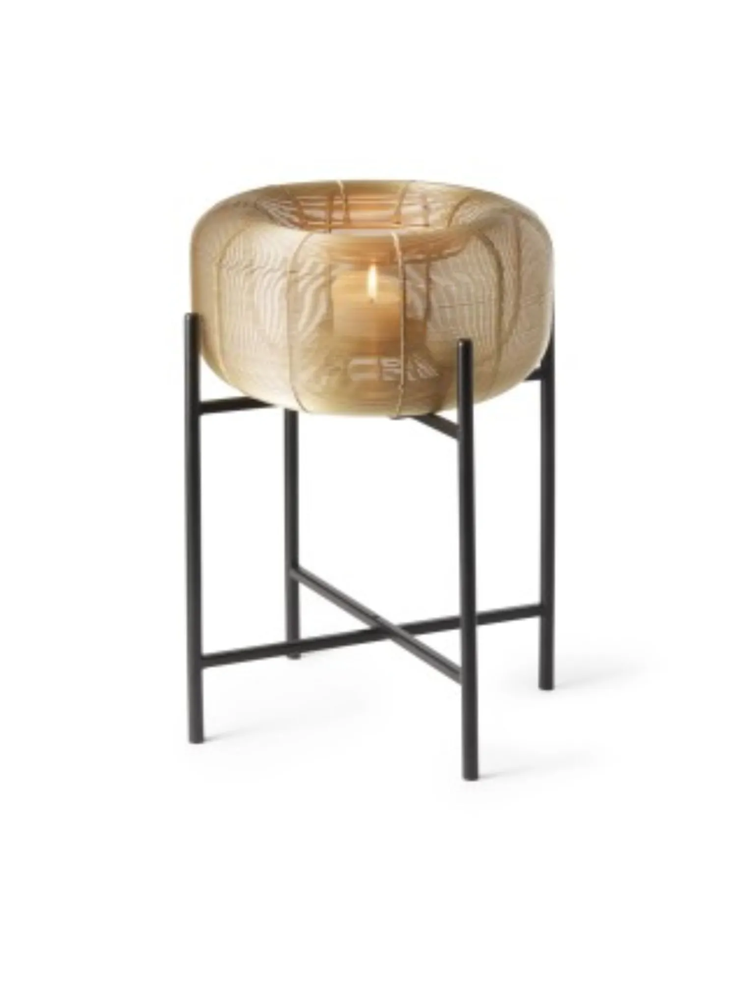 Philips BALZAC Windlicht mit Ständer - goldfarben 46 cm