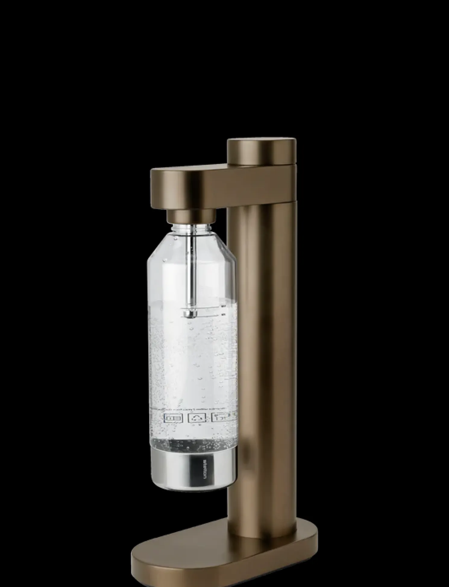 Stelton Brus Wassersprudler braun metallic