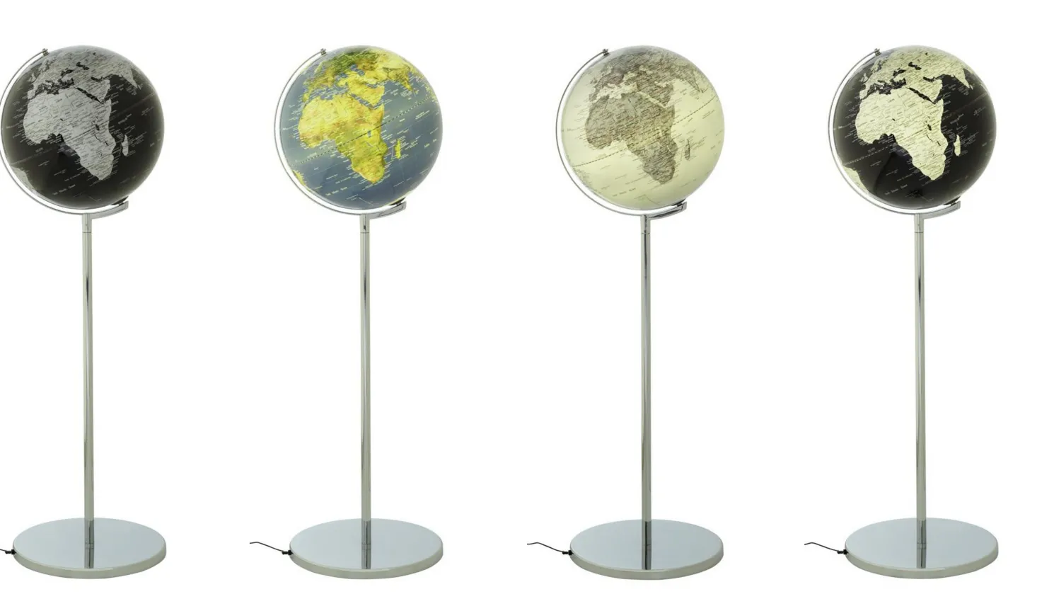 TROIKA Standglobus mit Licht SOJUS Blue