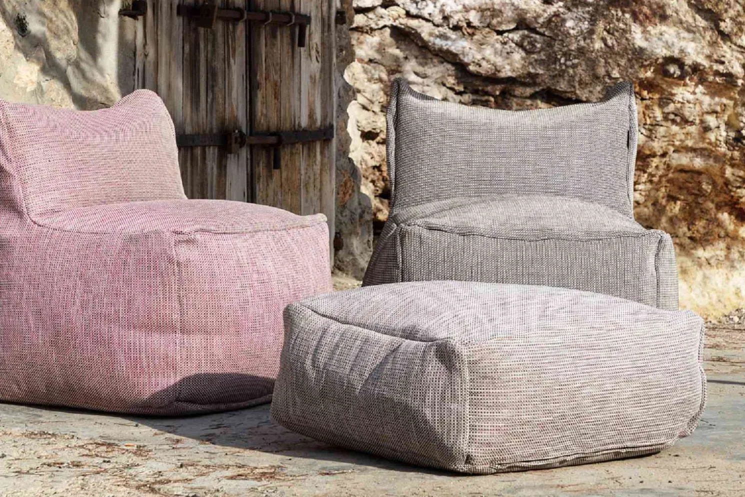 ROOLF DOTTY Cloud Sitzpouf outdoor Türkis