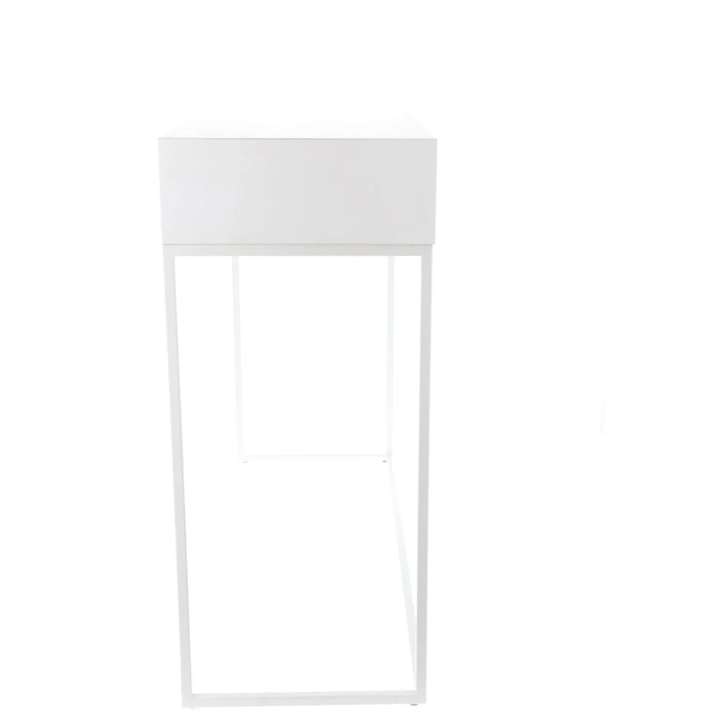 Jan Kurtz Konsolentisch Dina mit Schublade Weiß/Esche Weiß