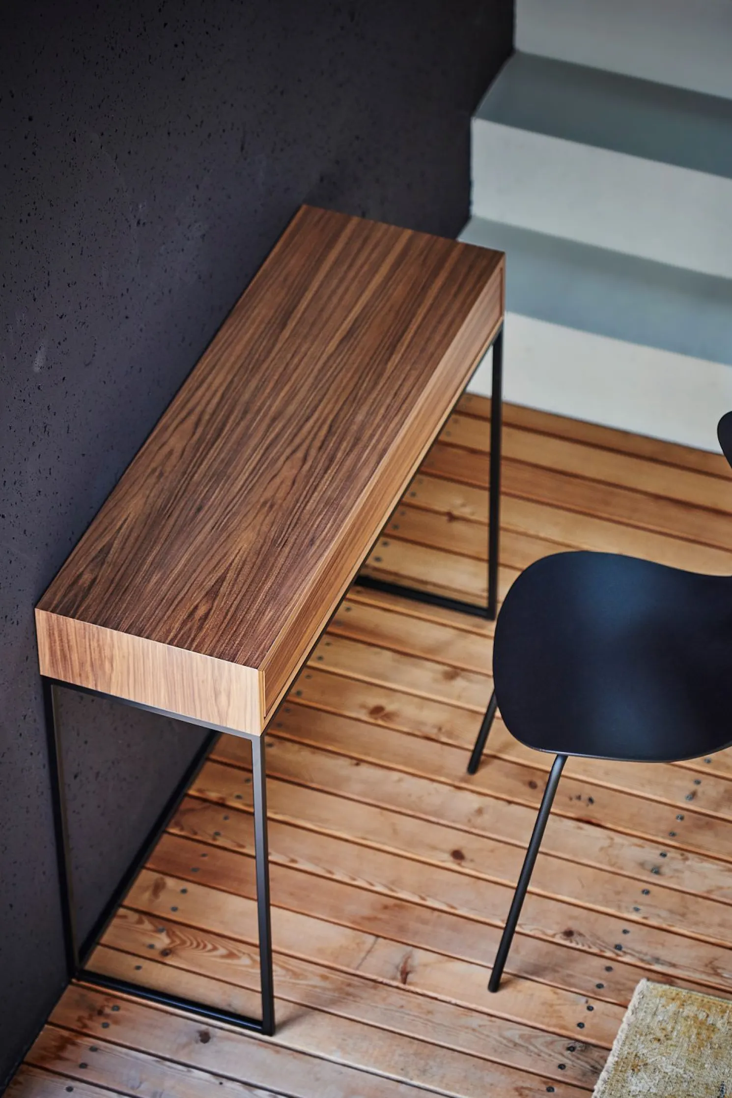 Jan Kurtz Konsolentisch Dina mit Schublade Weiß/Esche Weiß