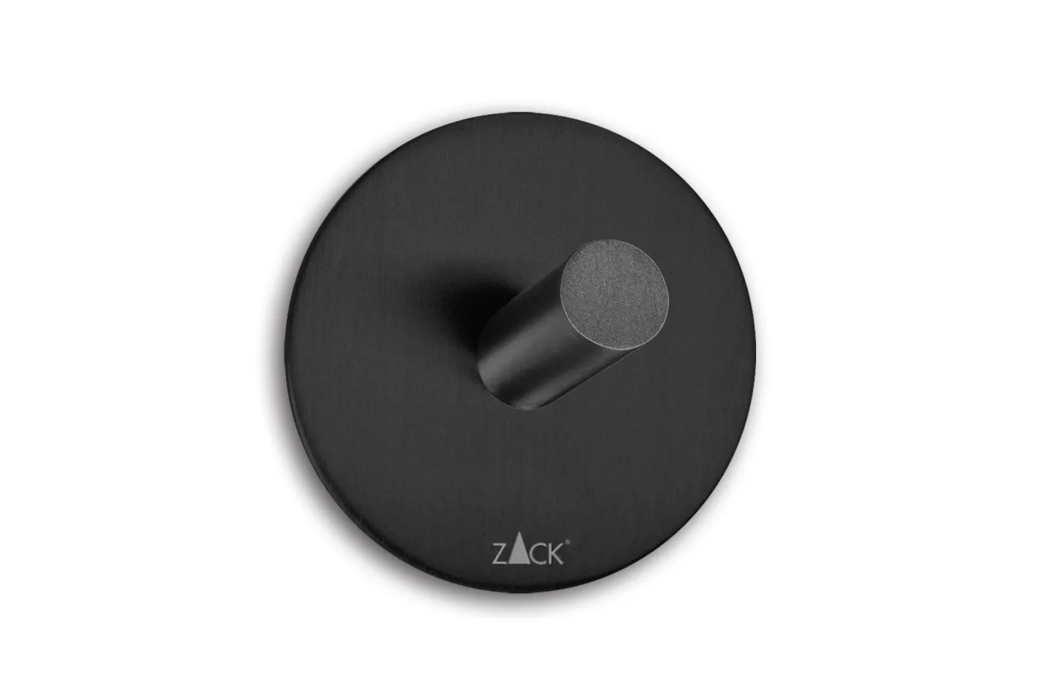 Zack Peco runder Handtuchhaken ø 5,5 cm in schwarz