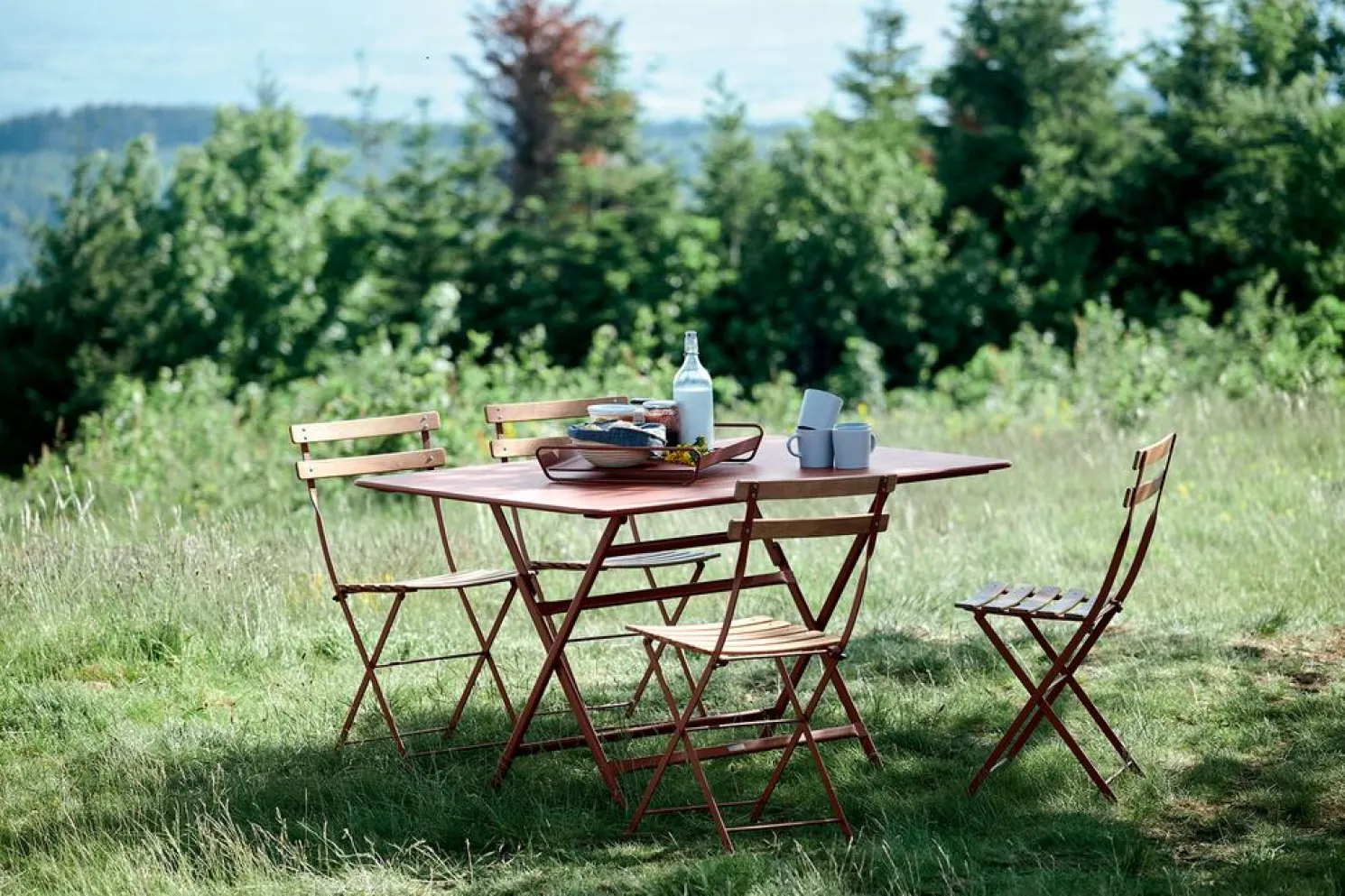 Fermob Bistro Klapptisch Rechteckig 57x57 Honig