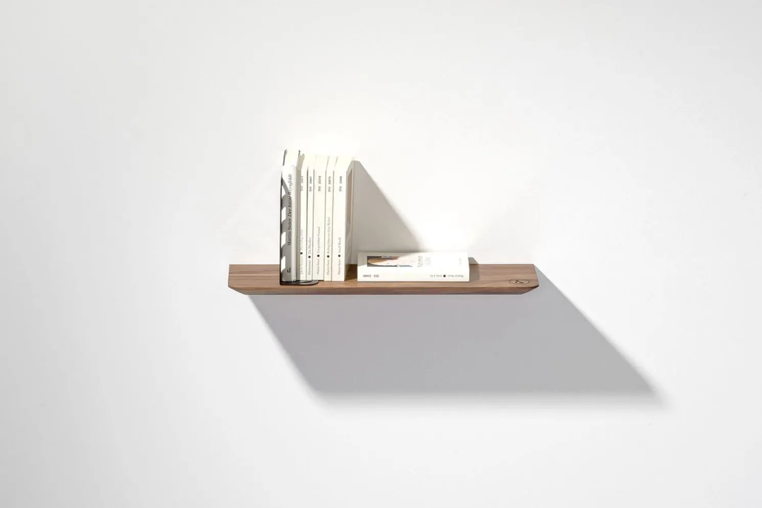 weld & co Wandregal Nussbaum 02 S 50 × 15 × 2 cm