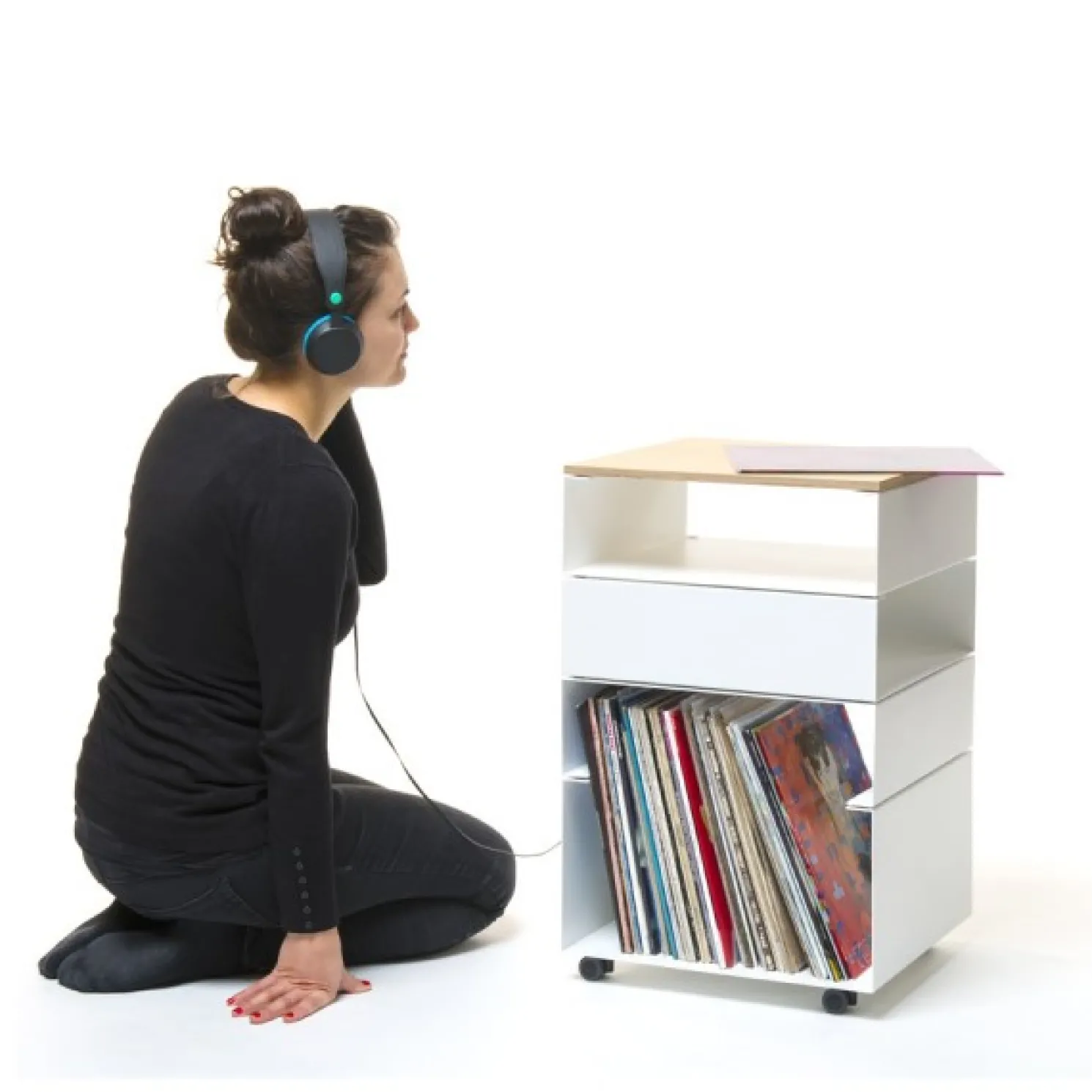 vonbox Rollcontainer Rolf - aus vier Einzelmodulen