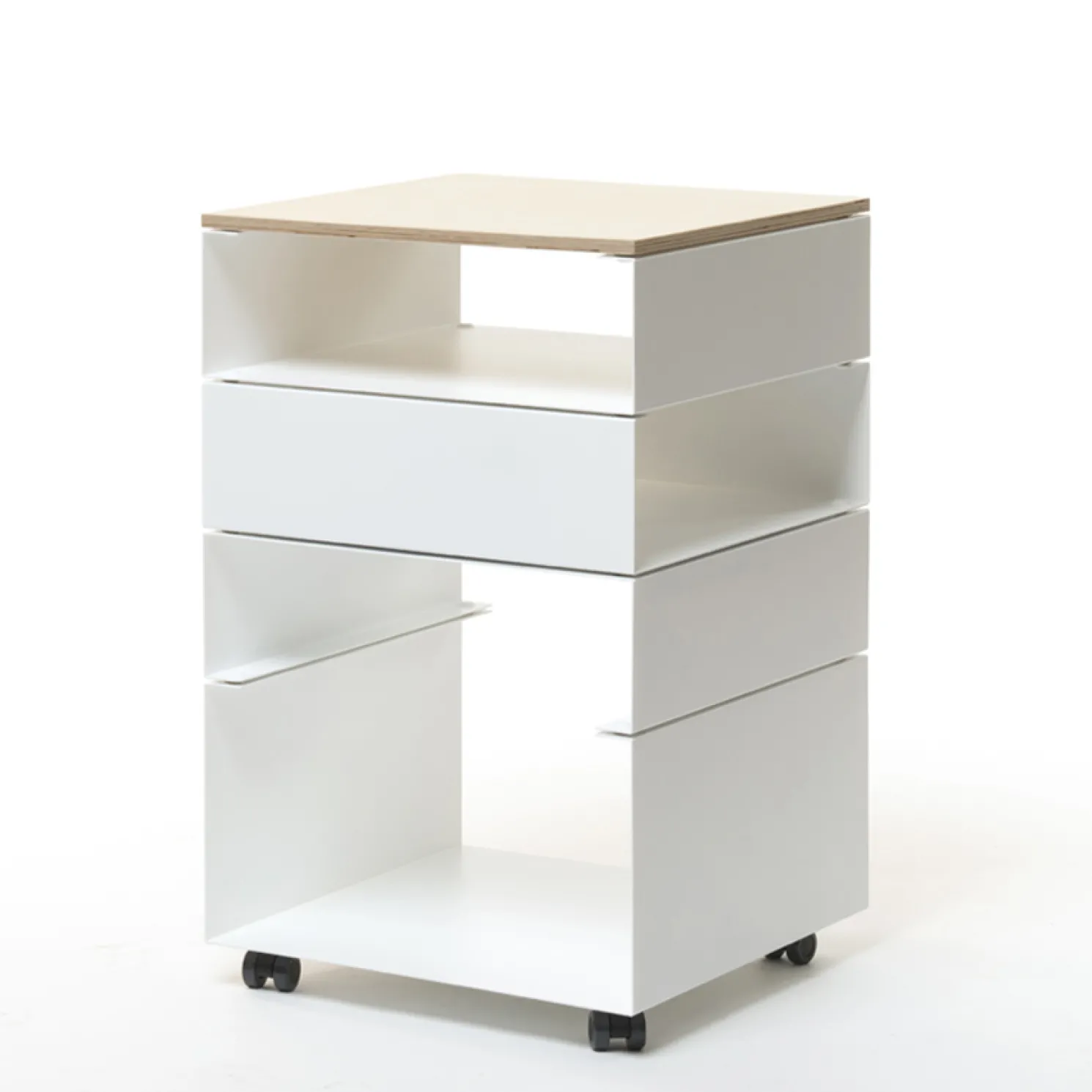 vonbox Rollcontainer Rolf - aus vier Einzelmodulen