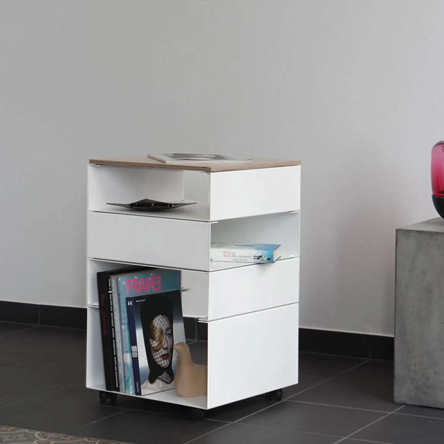 vonbox Rollcontainer Rolf - aus vier Einzelmodulen