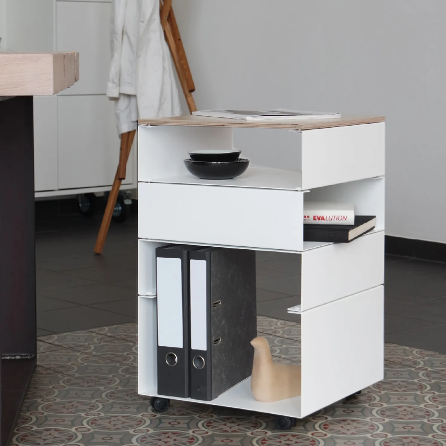 vonbox Rollcontainer Rolf - aus vier Einzelmodulen