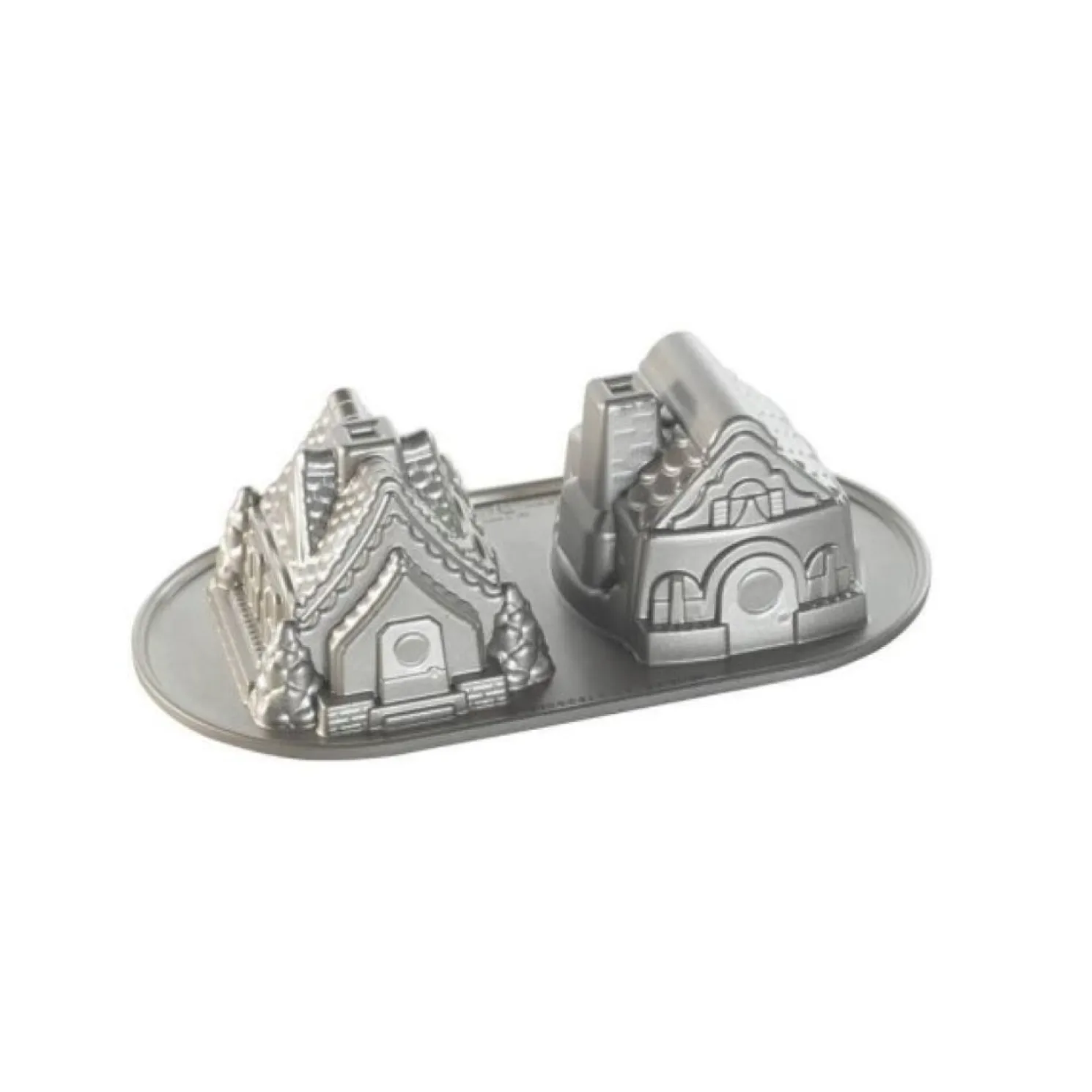 Nordic Ware Backform Lebkuchenhaus in zwei Formen