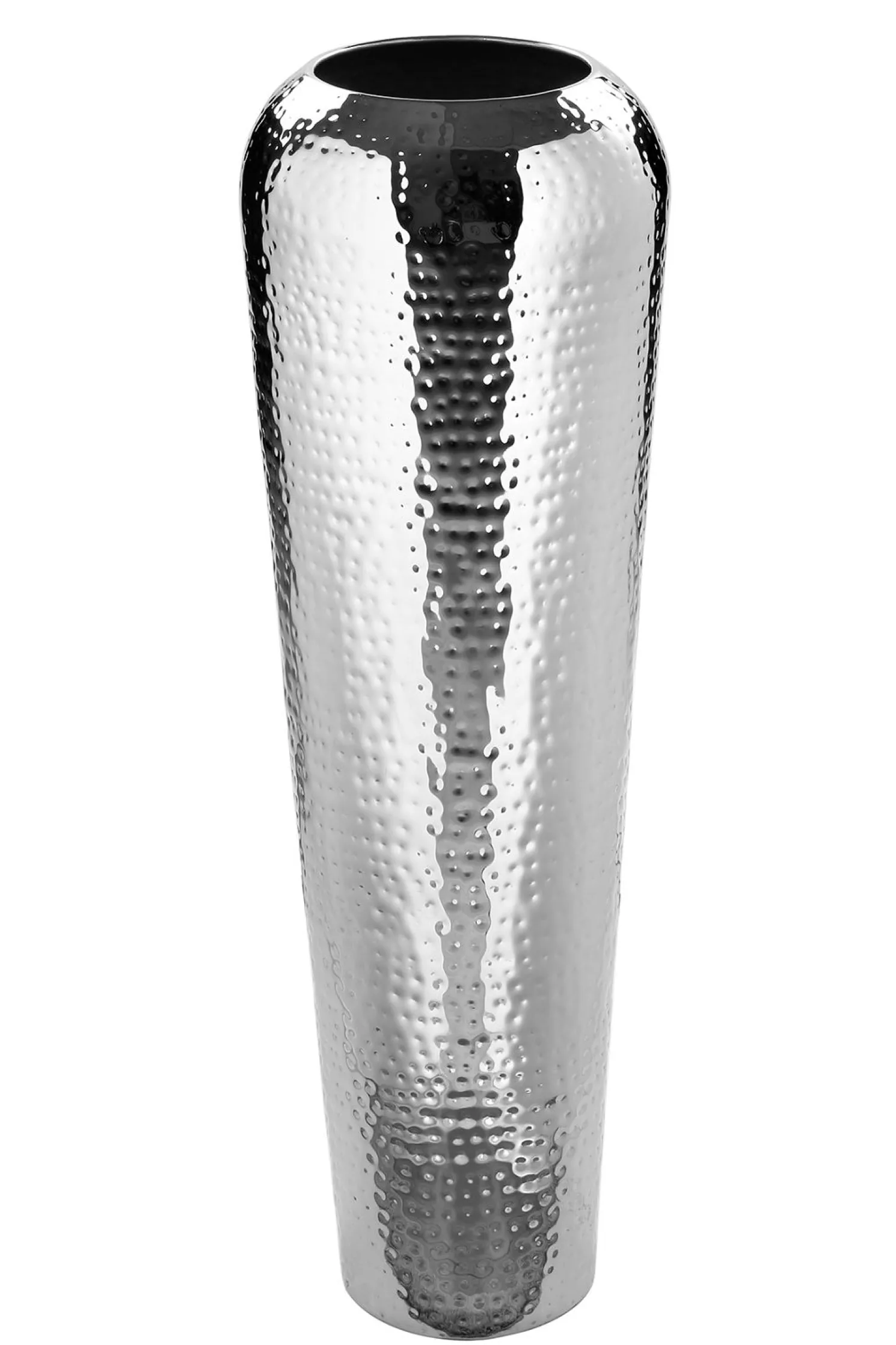 Fink TUTZI schmale Bodenvase gehämmert Ø 22 cm, Höhe 70 cm