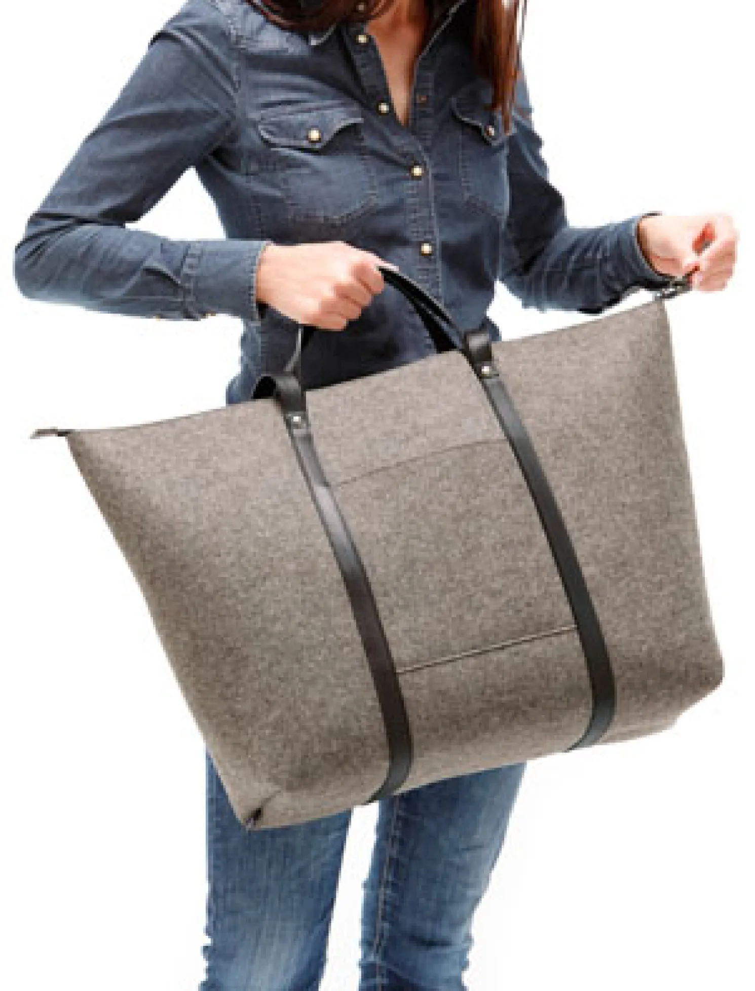 Hey Sign Reisetasche L 48x32x18cm Anthrazit 01