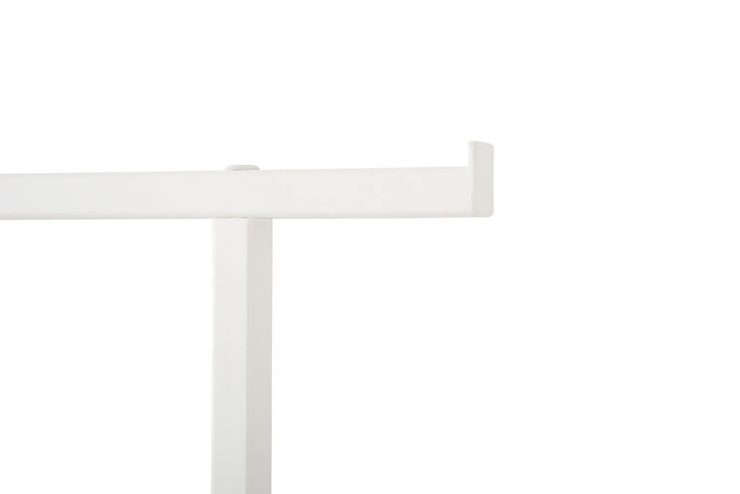 weld & co Kleiderstange Nussbaum 01 S 90 x 40 x 160 weiß