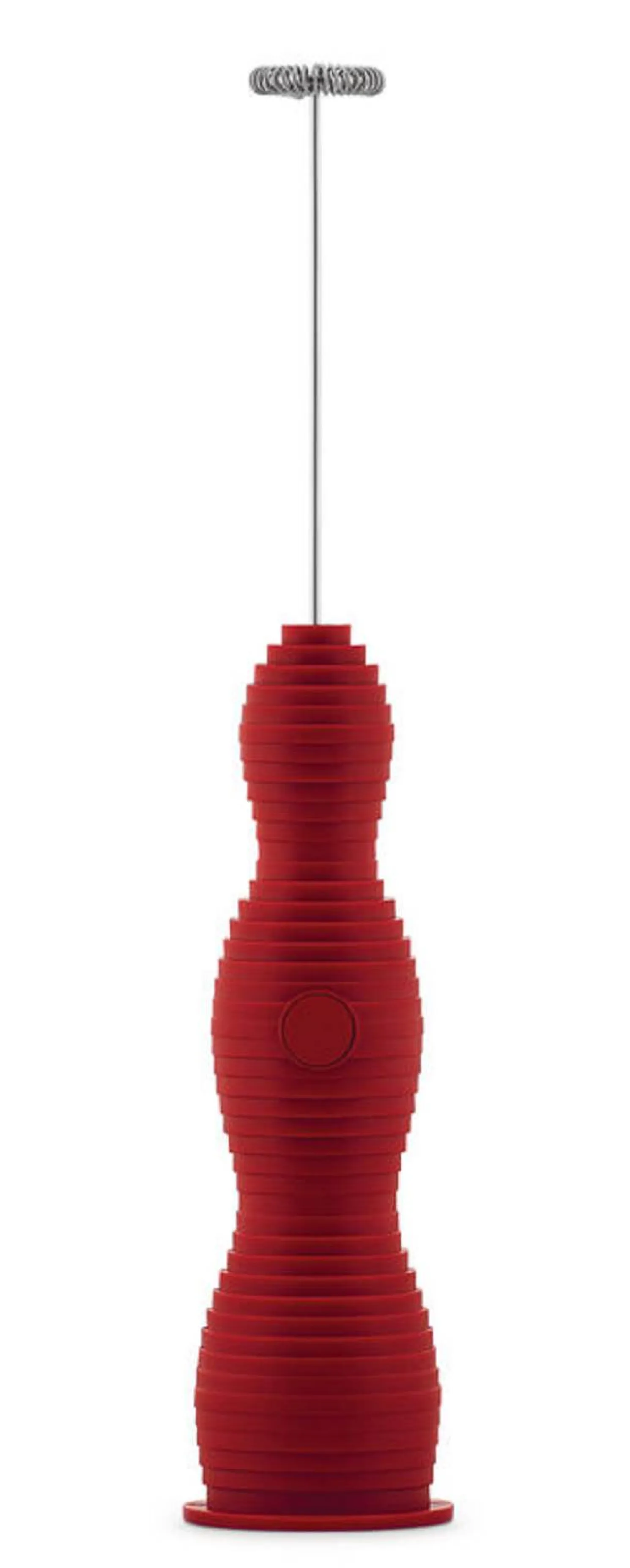Alessi Pulcina - Milchschäumer, rot