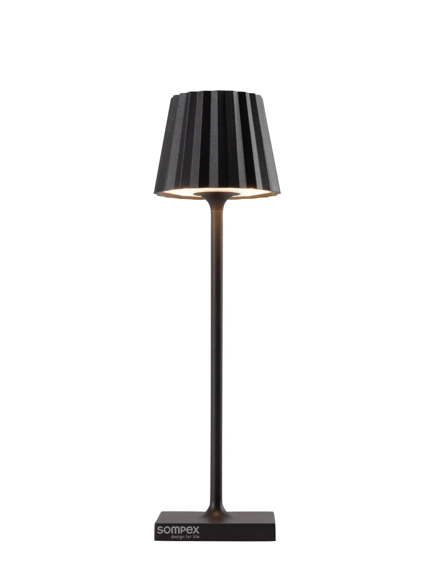 Sompex Troll Nano Lampe akku dimmbar Schwarz