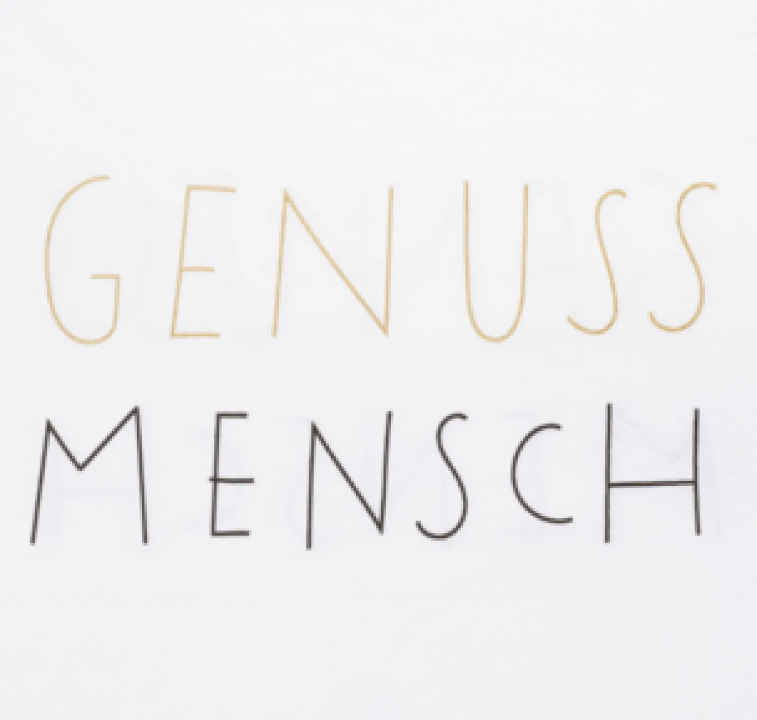 Räder Serviette 33 x 33 cm Genussmensch