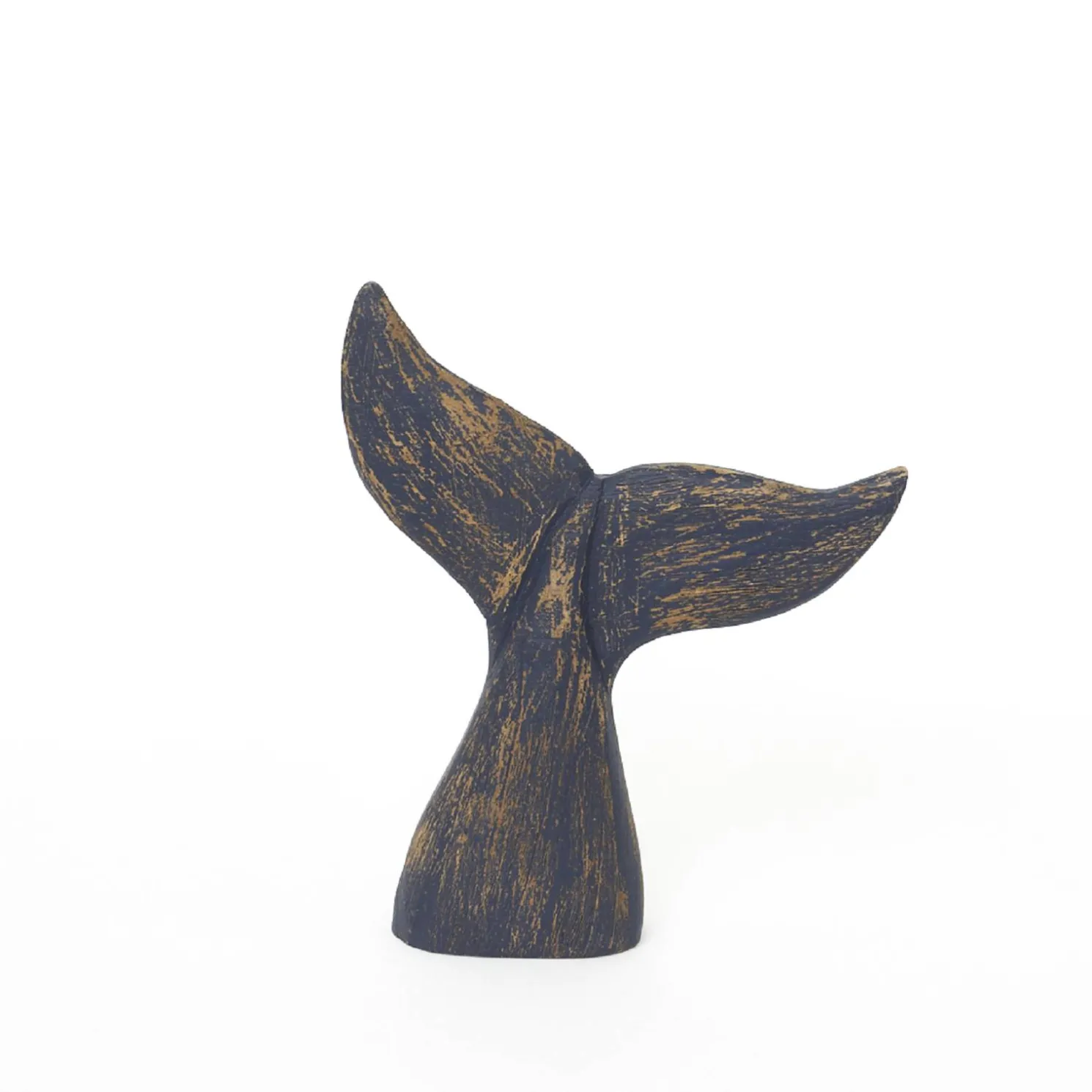 Batela Deko Walschwanzflosse aus Holz Länge 21 cm, Höhe 25,5 cm
