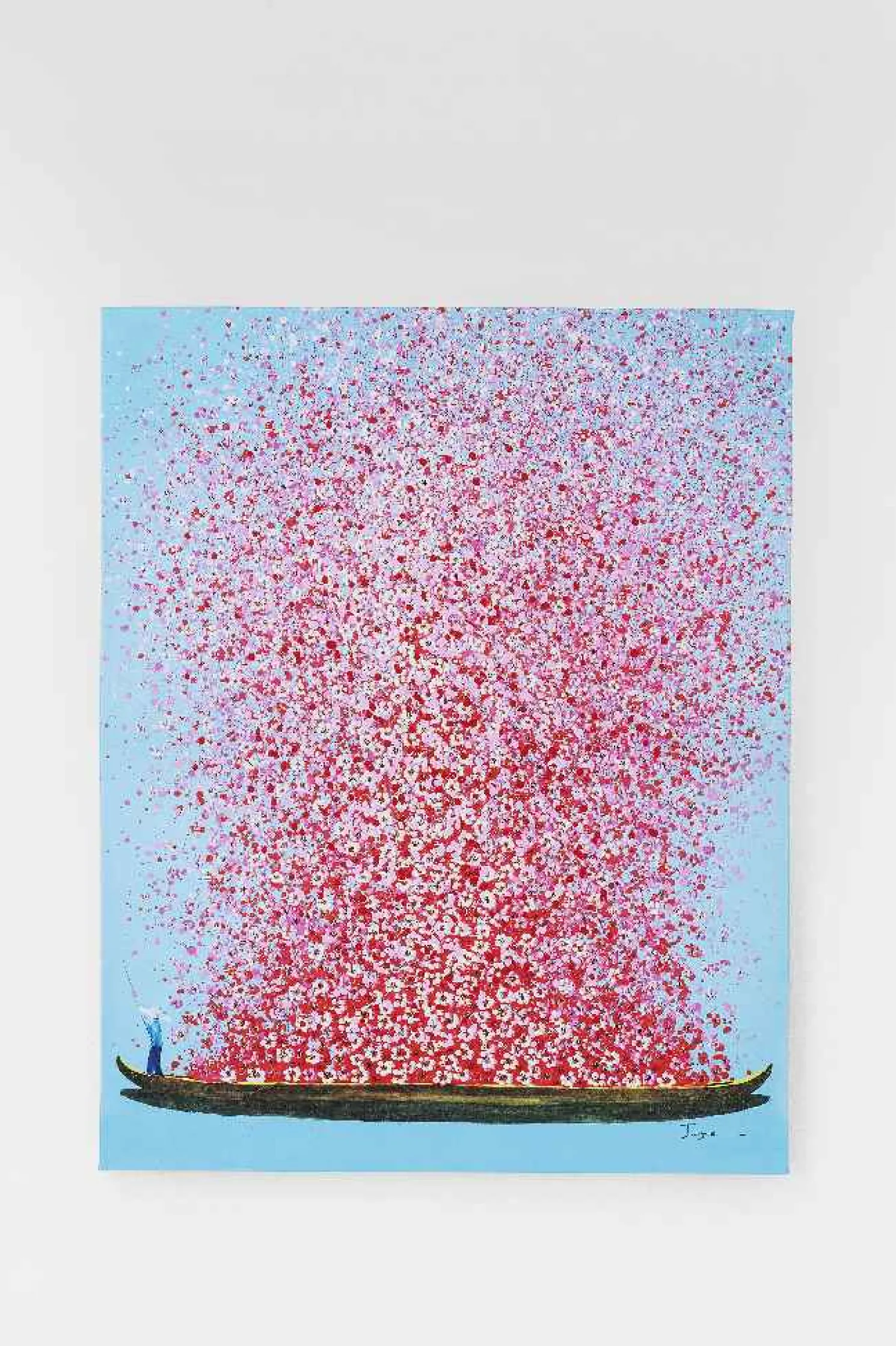 Kare BIld - Touched Flower Boat 100 x 80 cm