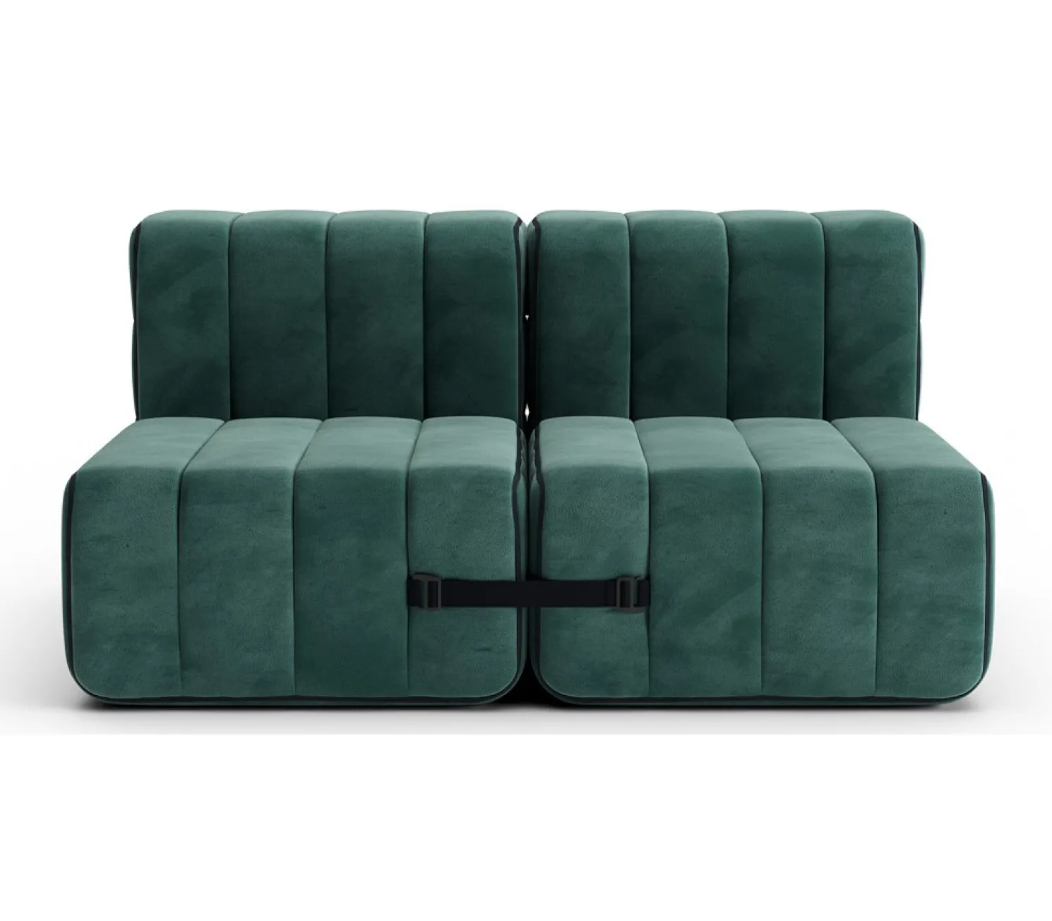 AMBIVALENZ Curt Zweisitzer Modulsofa Barcelona Grün