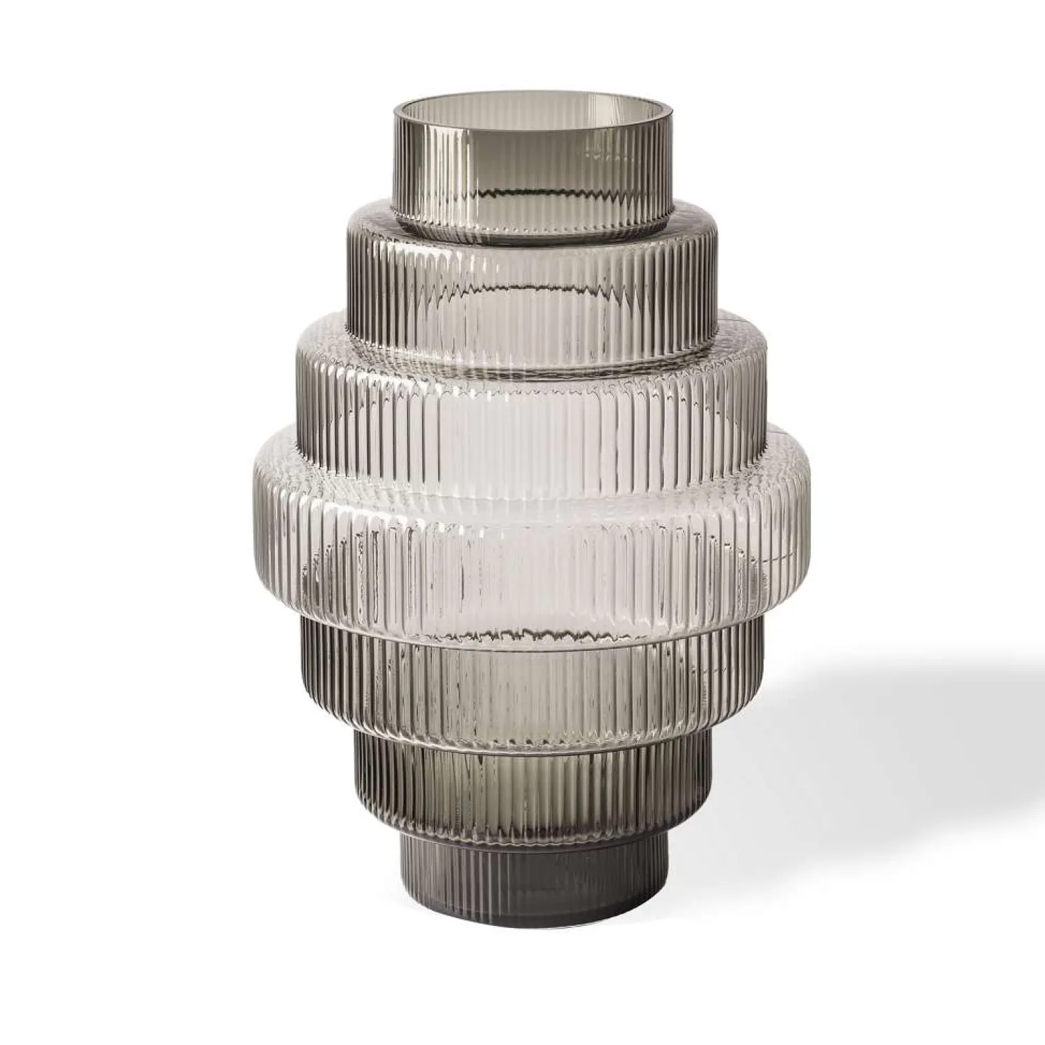 Pols Potten Vase Steps grau ⌀ 20 x Höhe 30 cm