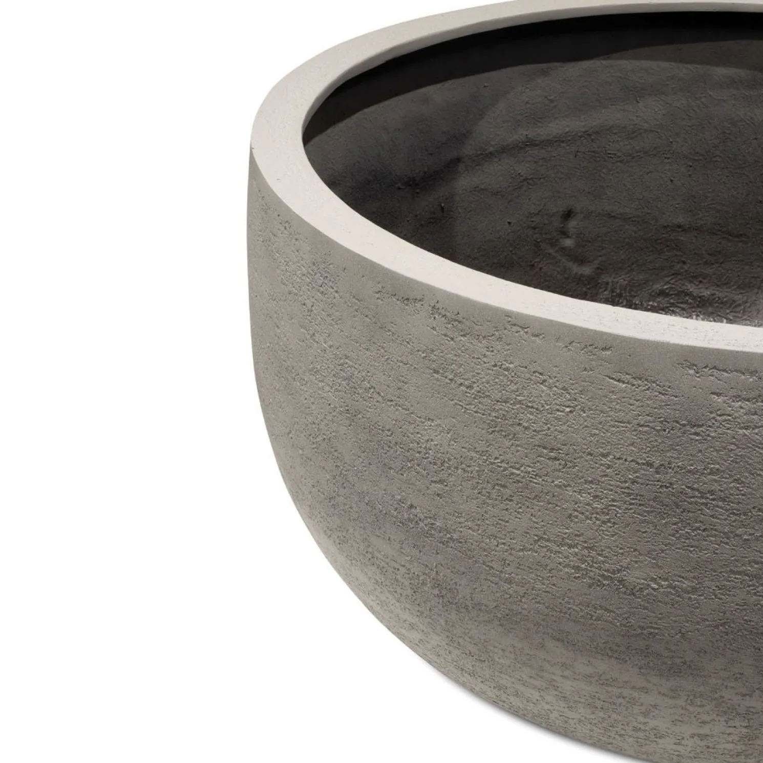 Fleur Ami Division Lite XXL Outdoor Pflanzkübel steingrau Ø 100 cm, Höhe 50 cm