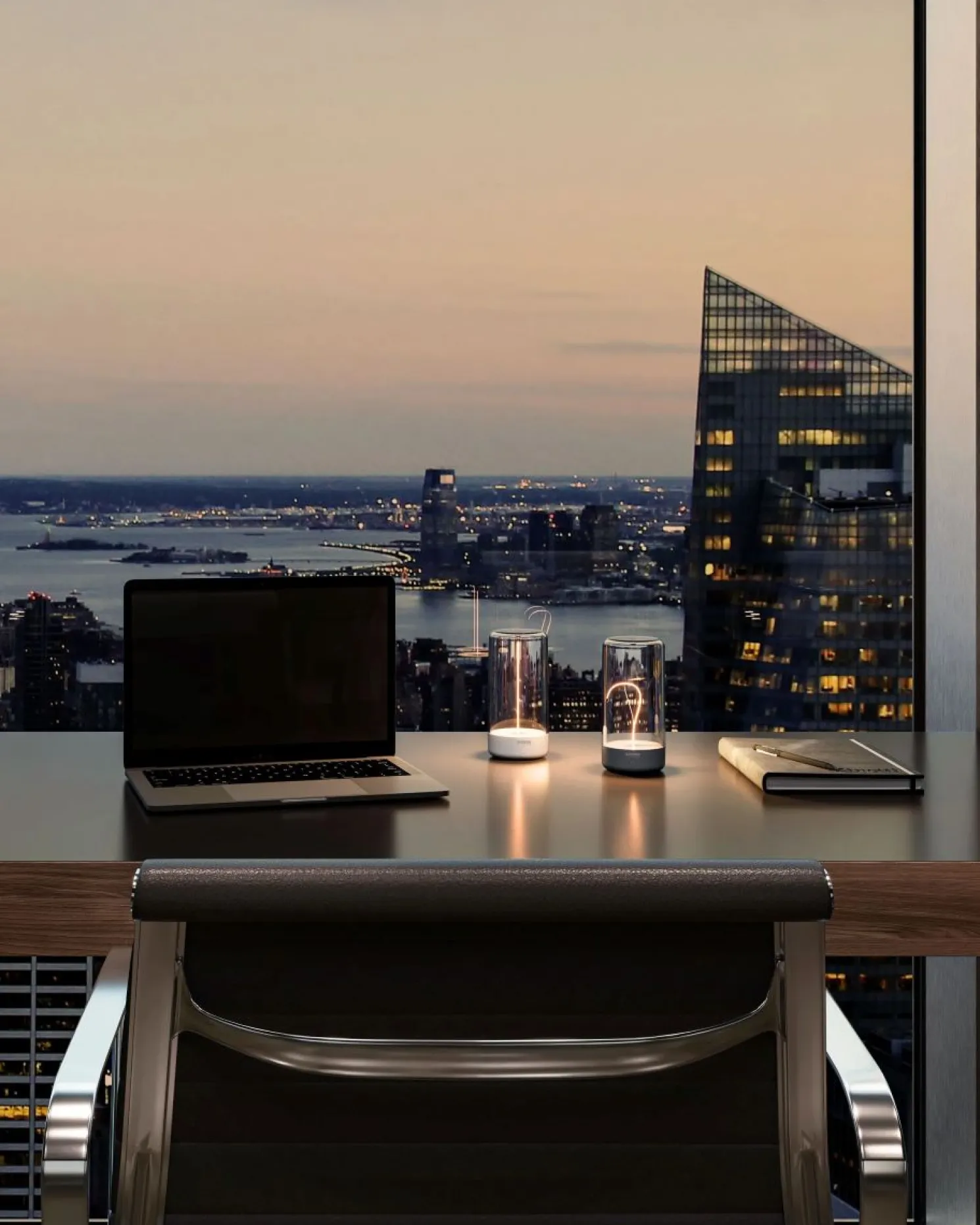 Sompex Pulse Akku Tischleuchte mit Magnetfilament Grün