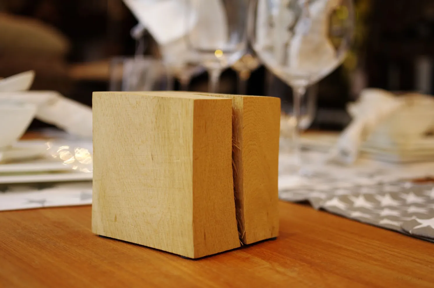 WMG Holz-Würfel Eiche natur 10x10x10cm
