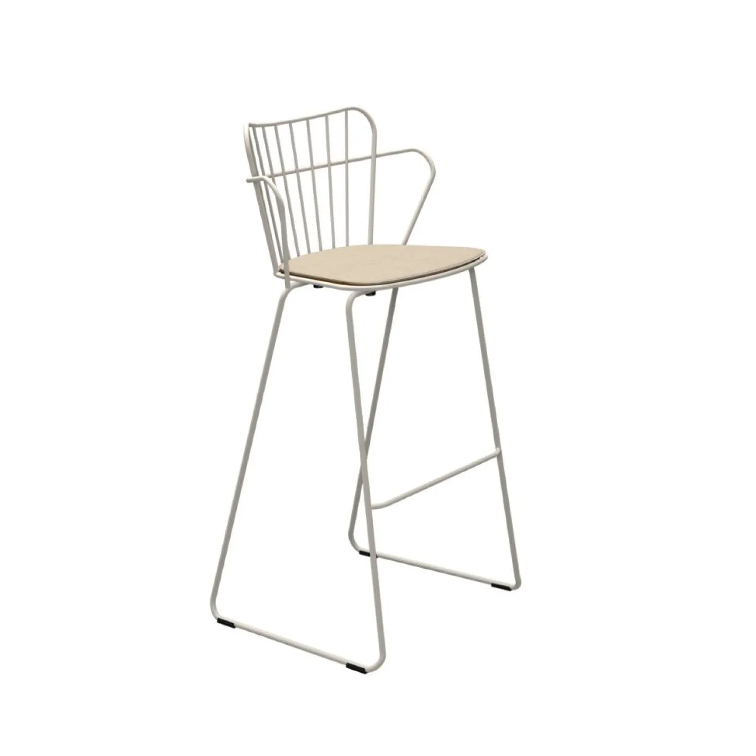 HOUE Sitzkissen für PAON-Reihe Barhocker Asche