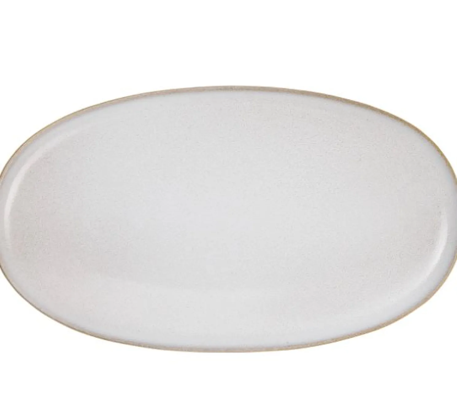 ASA Selection Saisons ovale Platte aus Steinzeug, sandfarben