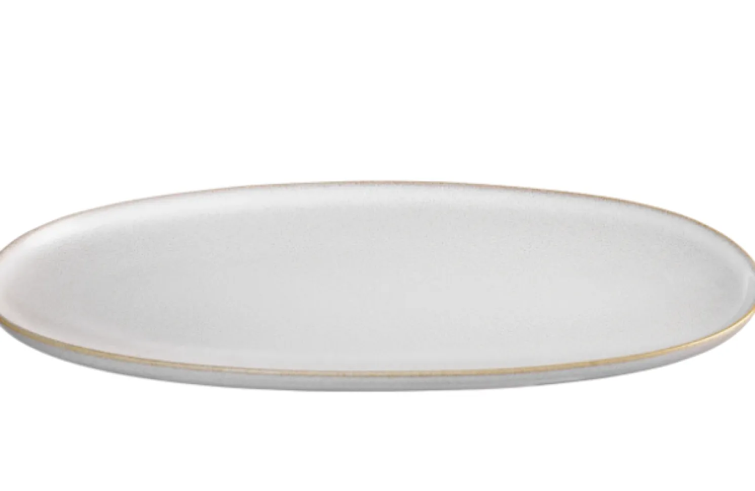 ASA Selection Saisons ovale Platte aus Steinzeug, sandfarben