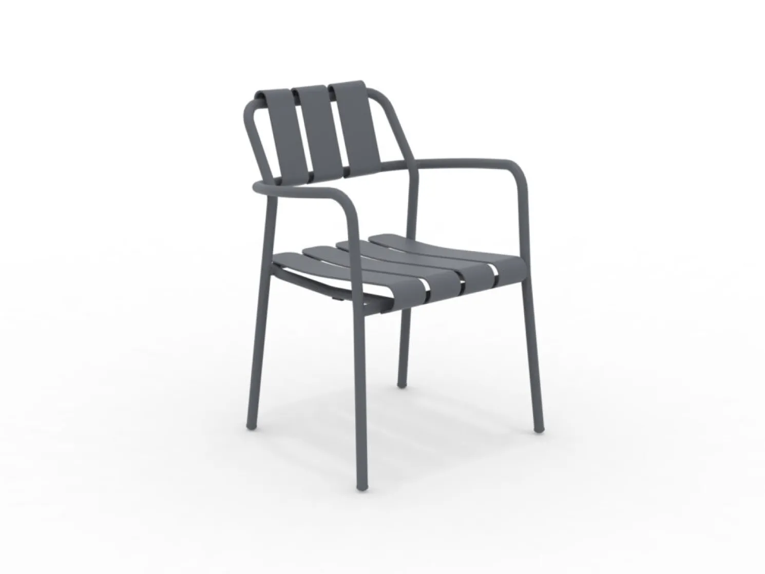 vermobil Verdea Stapelsessel für den Garten matt weiß