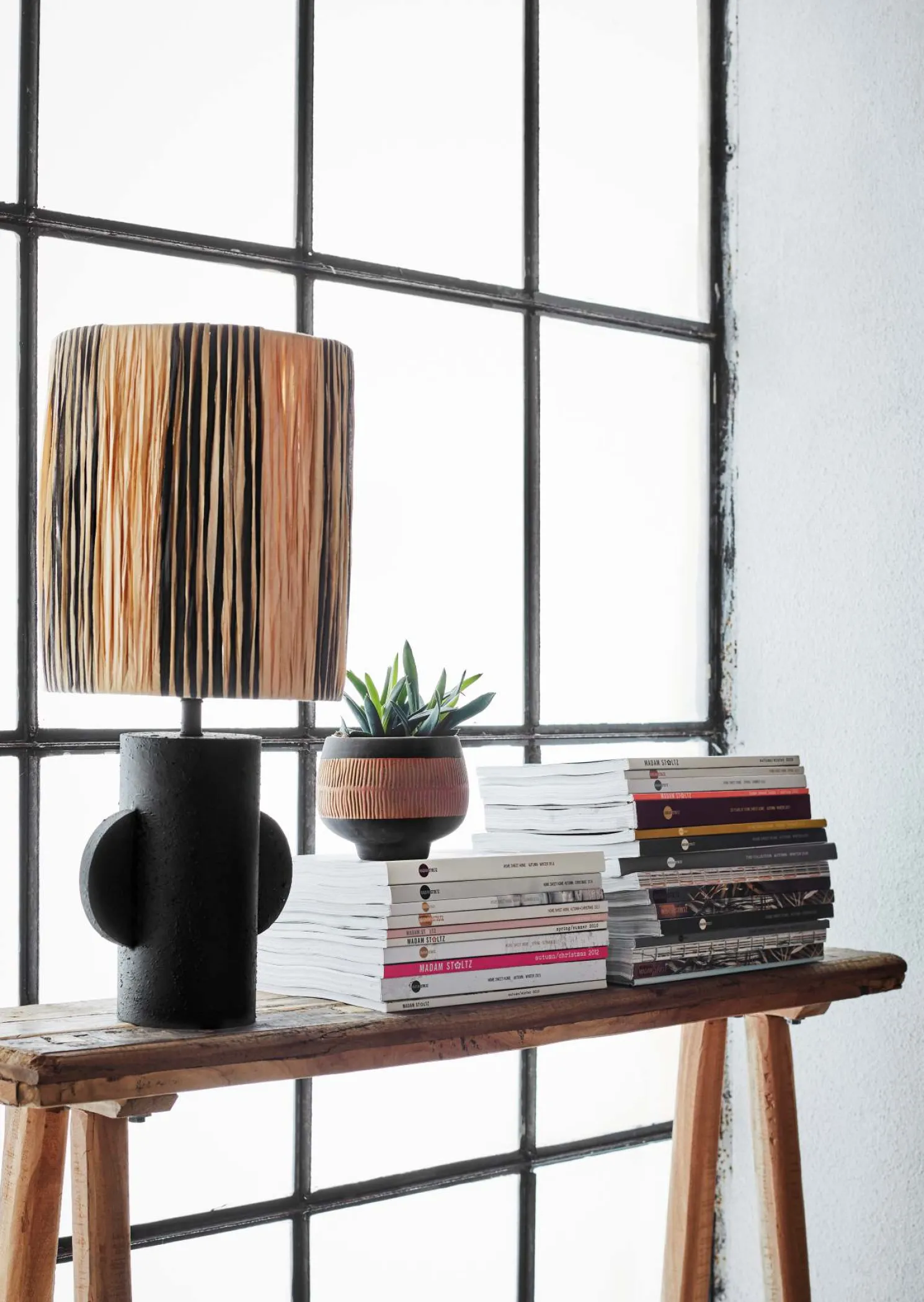 MADAM STOLTZ Konsolentisch, Holz 105x25x70 cm