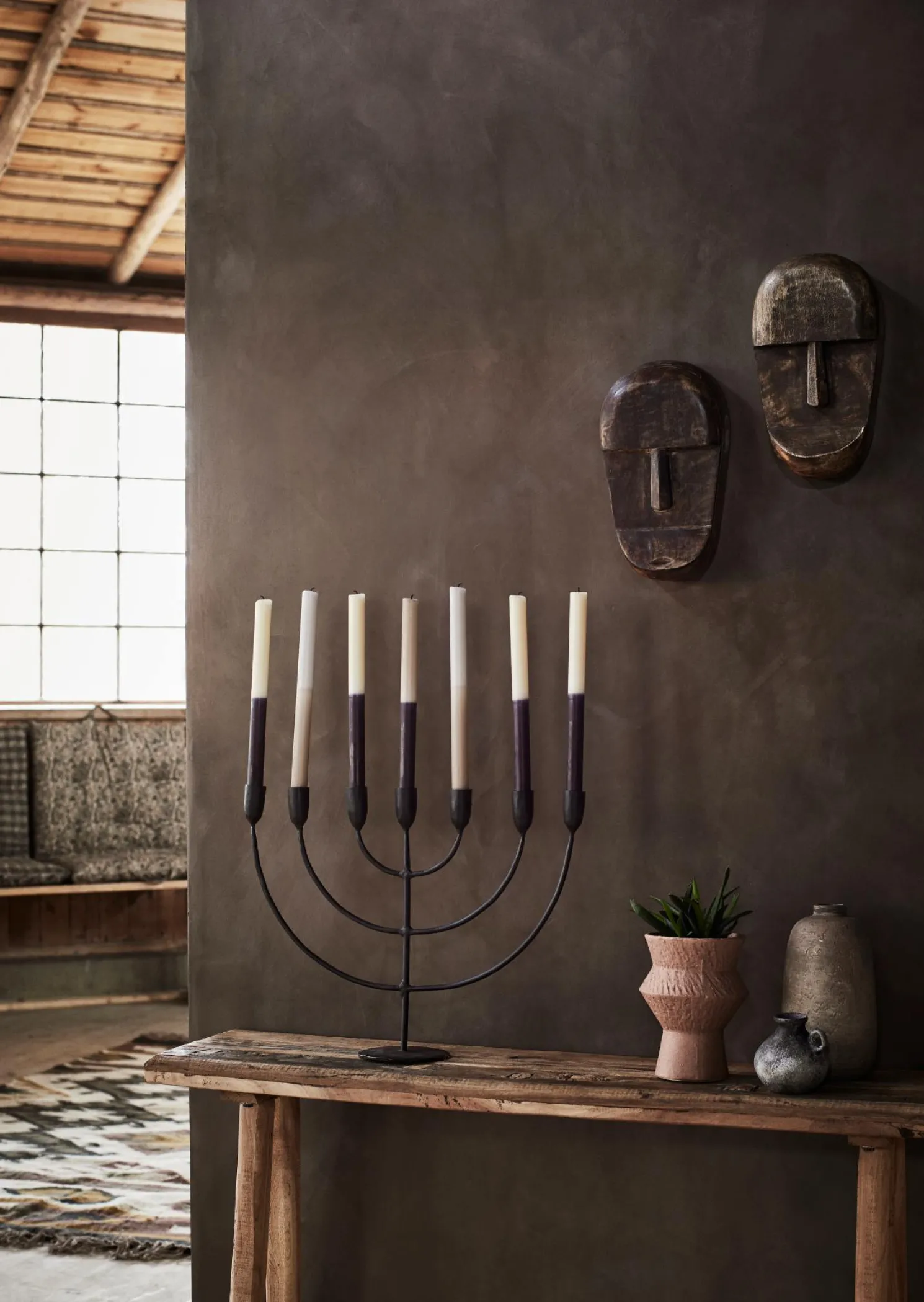 MADAM STOLTZ Konsolentisch, Holz 105x25x70 cm