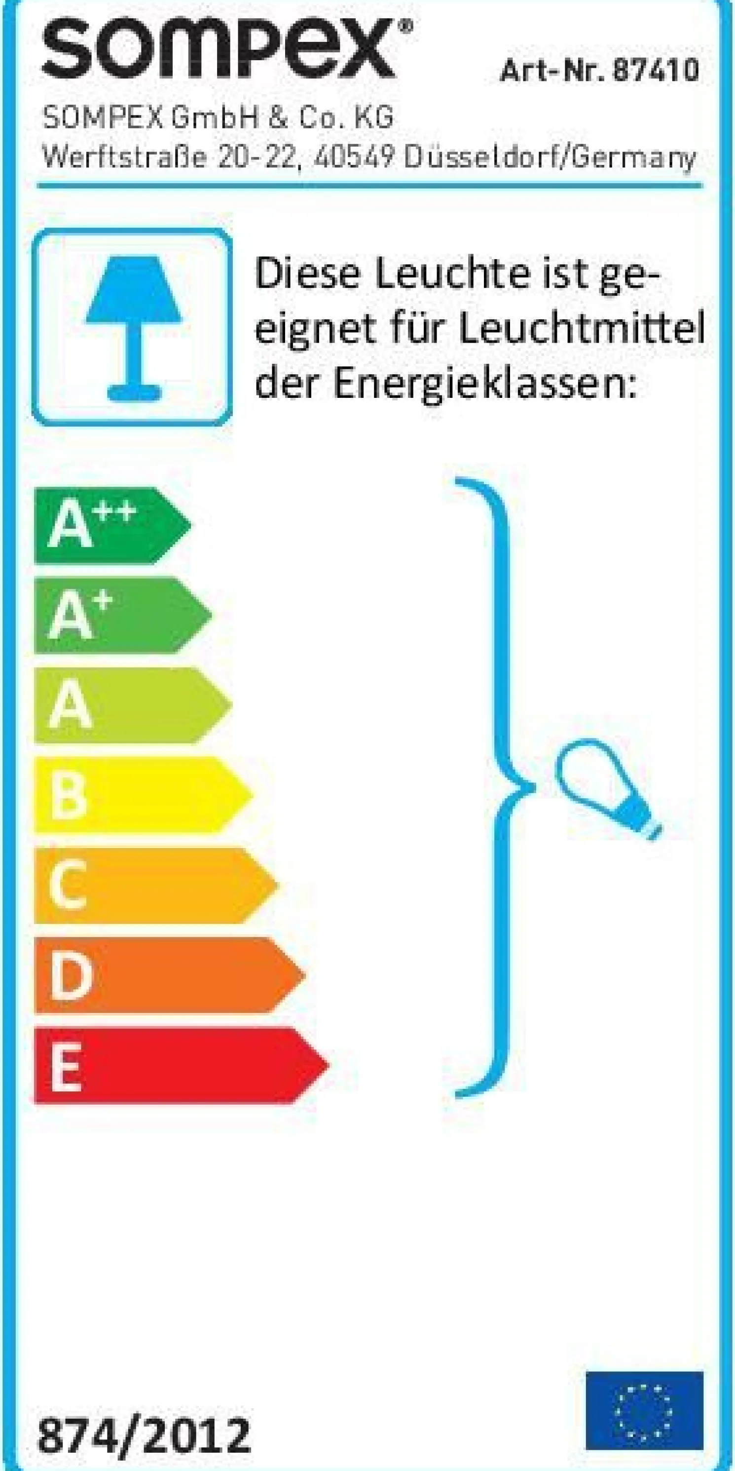 Sompex Tischleuchte Cubic E27 Aluminium