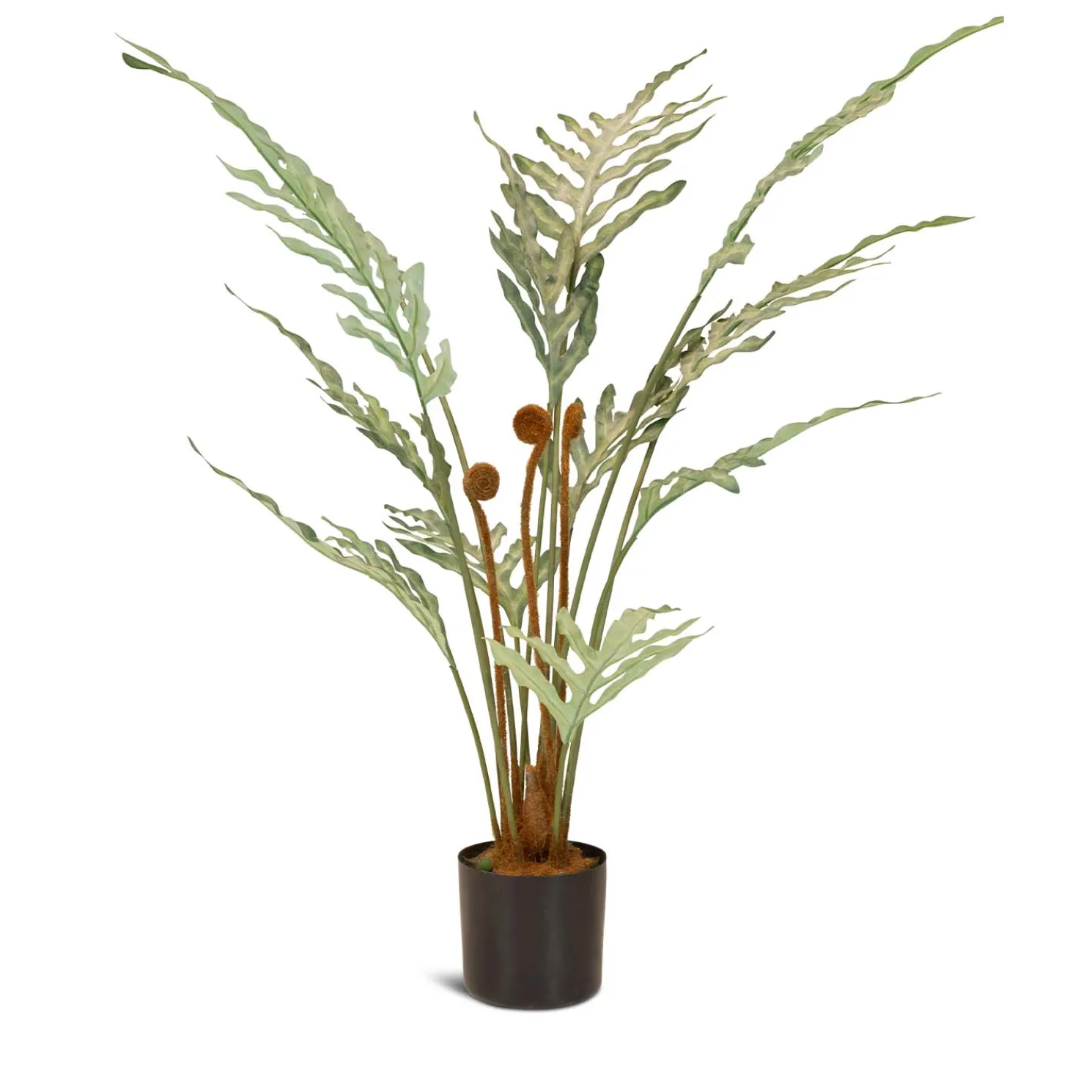 Fleur Ami Goldtüpfelfarn Phebodium aureum Kunstpflanze 95 cm