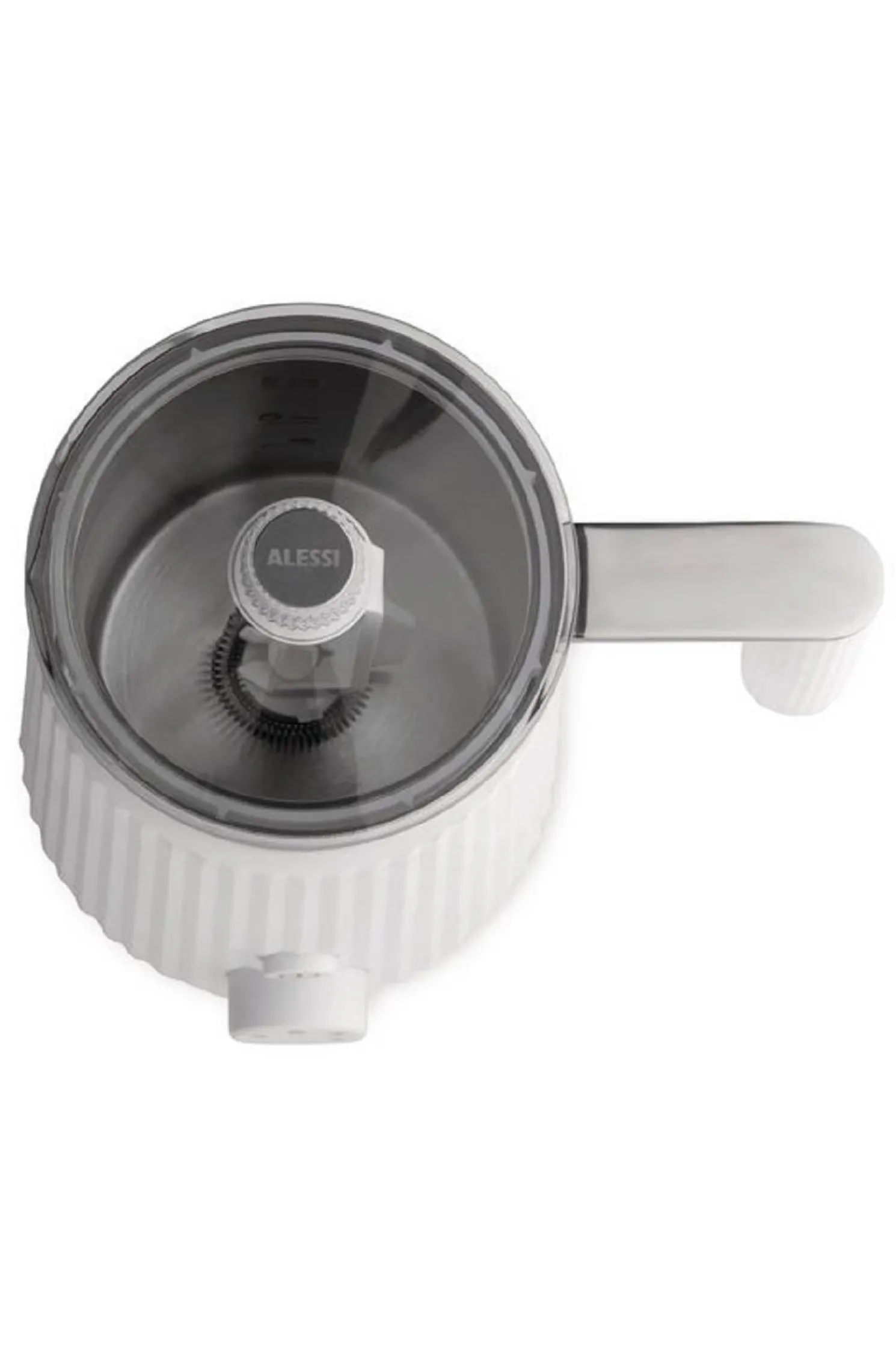 Alessi Plisse, Milchschäumer Schwarz