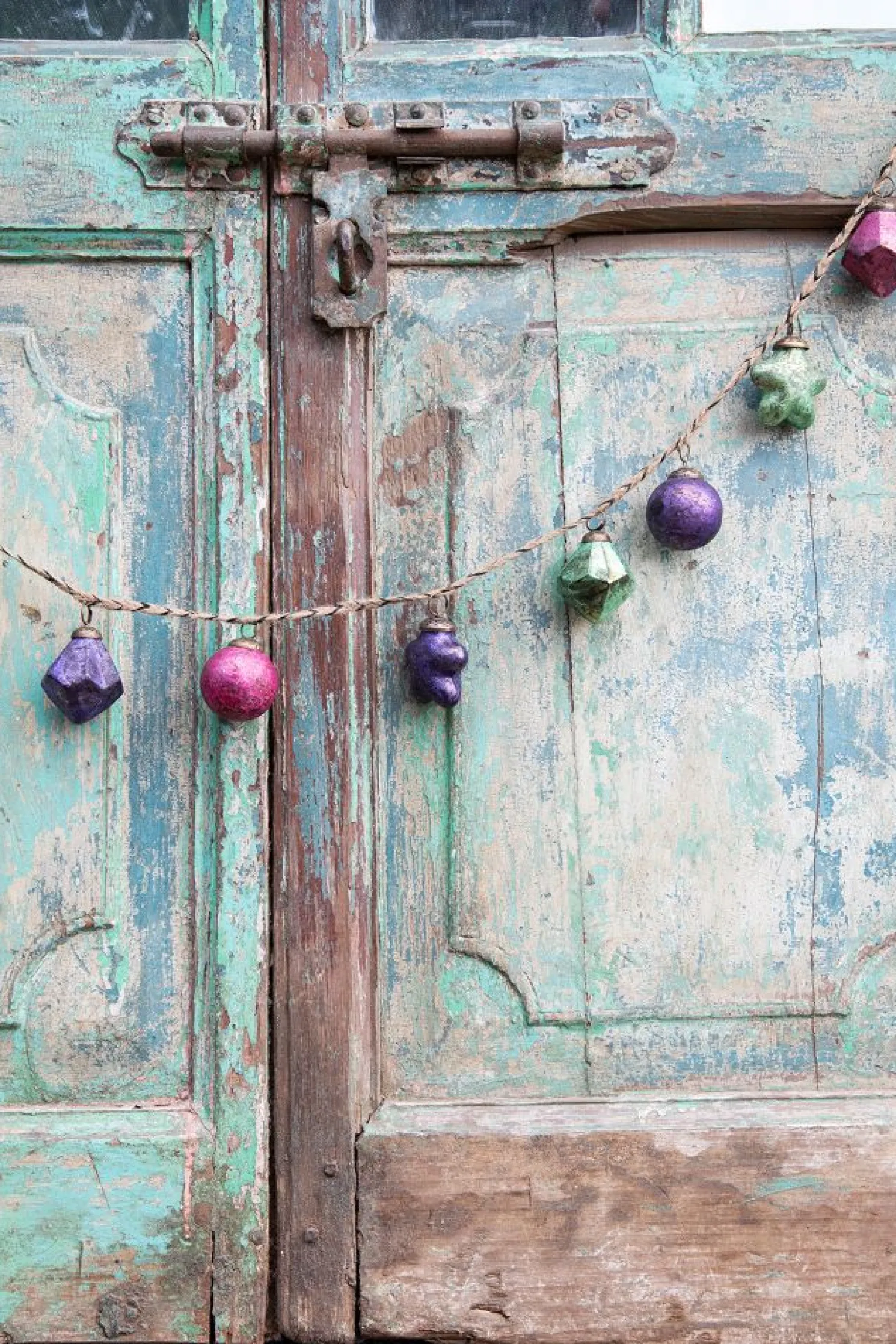 Grün Form Dekokette zum Aufhängen für Weihnachten