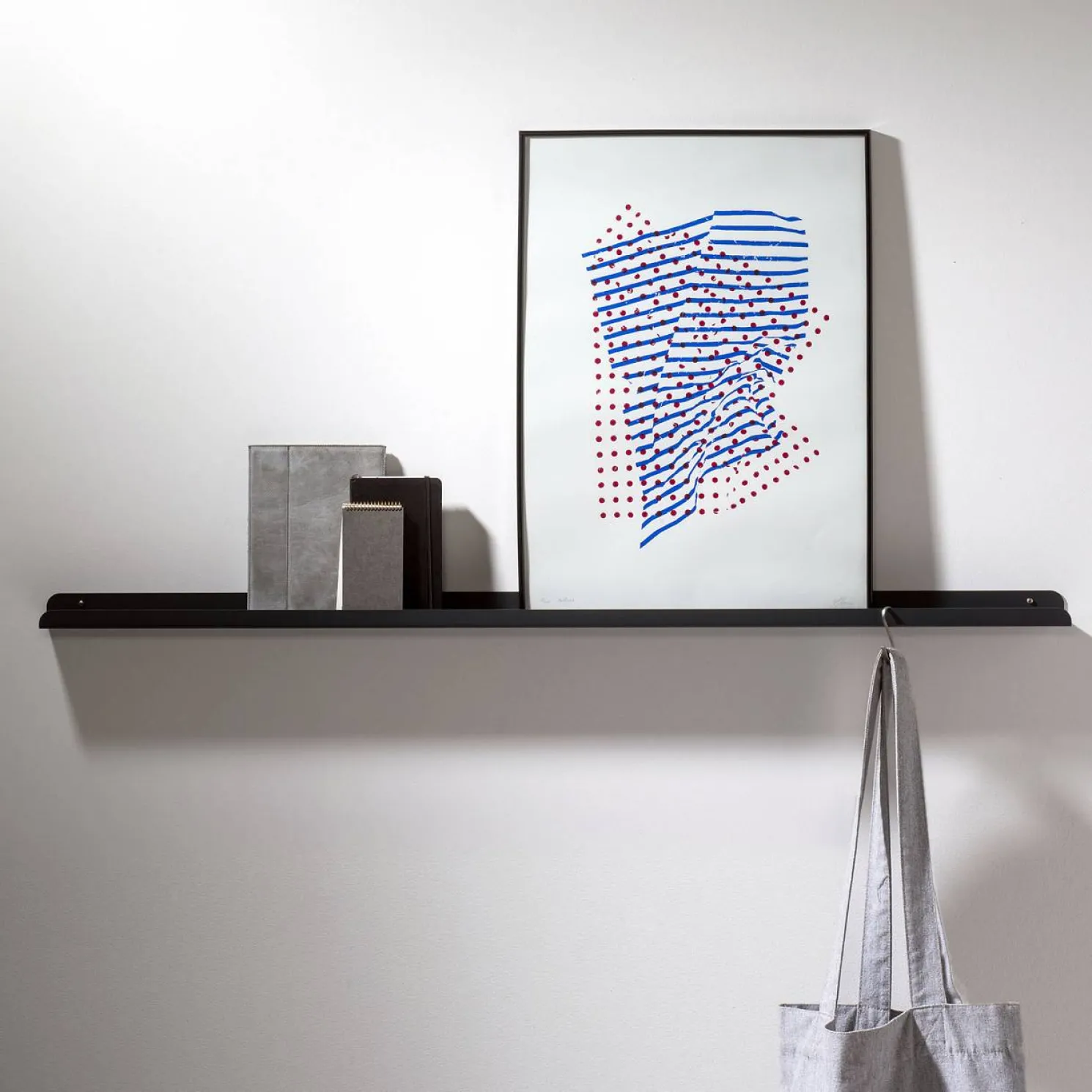 weld & co Wandregal Solid 04 anthrazit