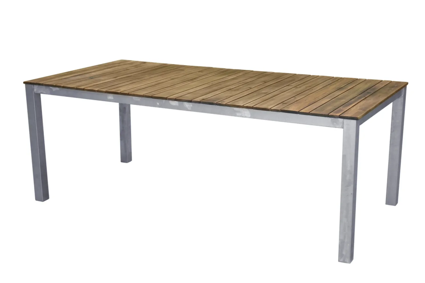 Venture Design Zenia Esstisch Silber / Akazie