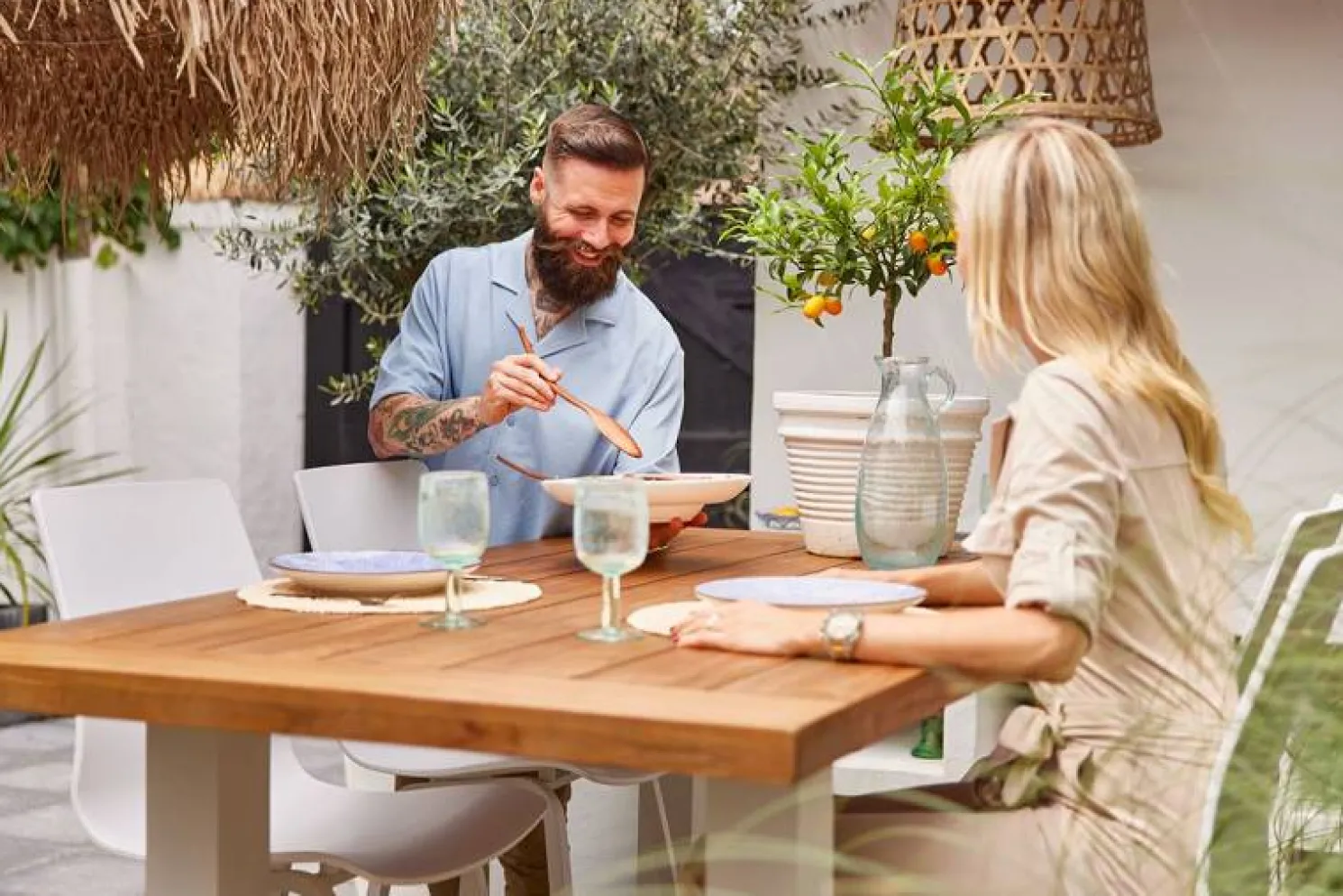 Hartman Sophie Yasmani Bartisch 180cm, Gestell weiß