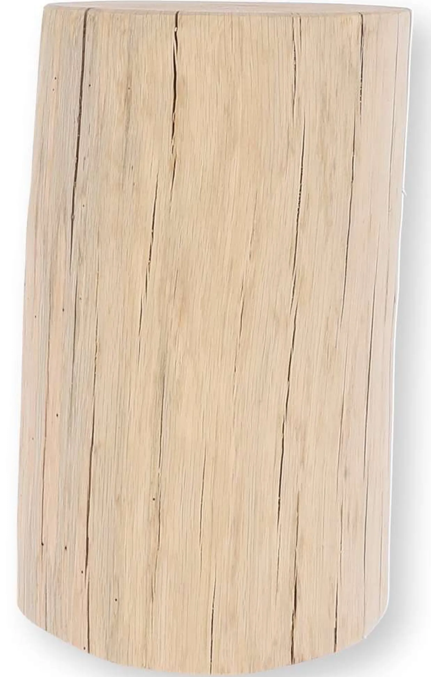 Jan Kurtz BLOCK Hocker eiche massiv - jedes Stück ein Unikat Höhe: 38 cm, Durchmesser: 29 cm