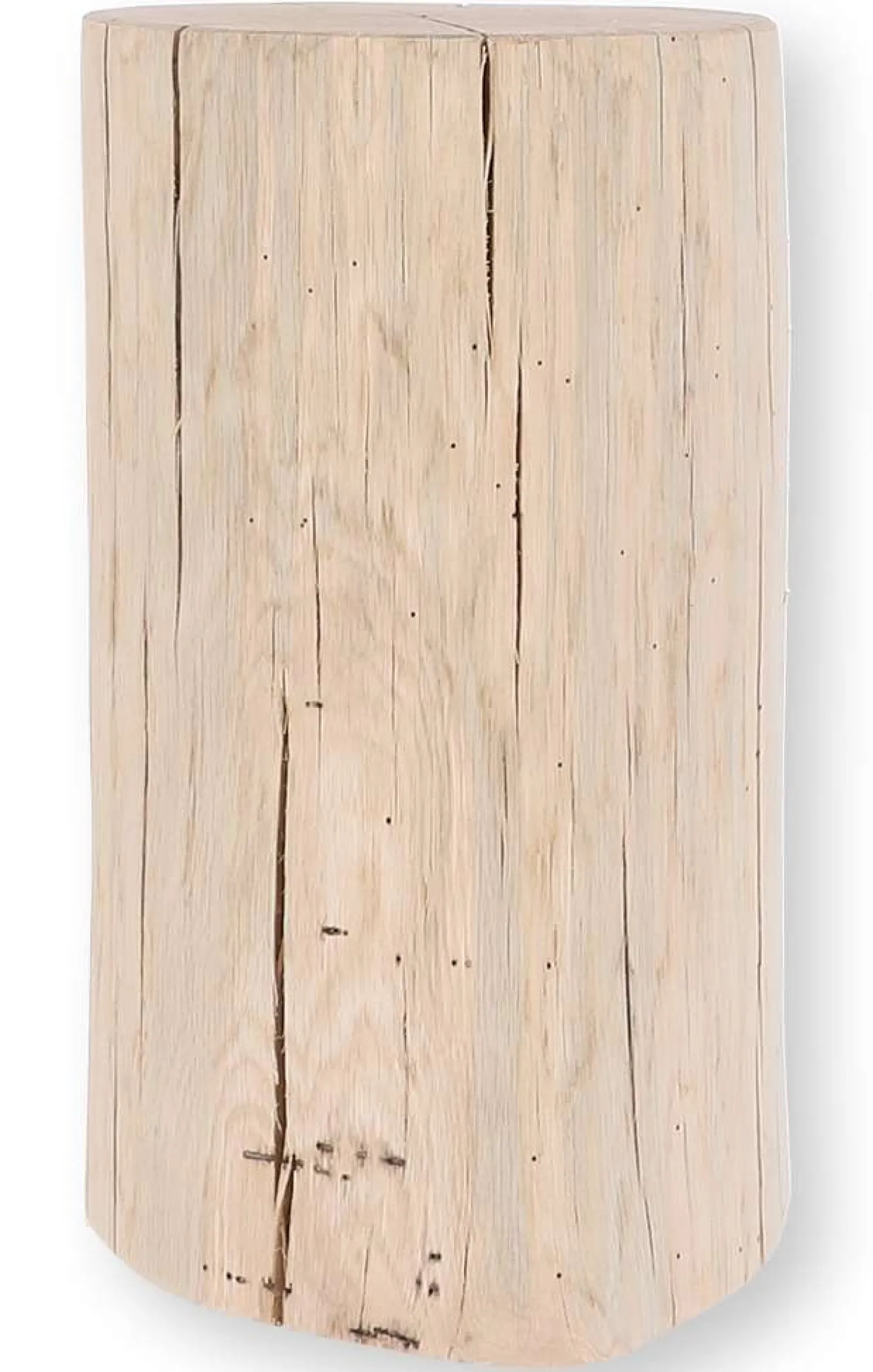 Jan Kurtz BLOCK Hocker eiche massiv - jedes Stück ein Unikat Höhe: 38 cm, Durchmesser: 29 cm