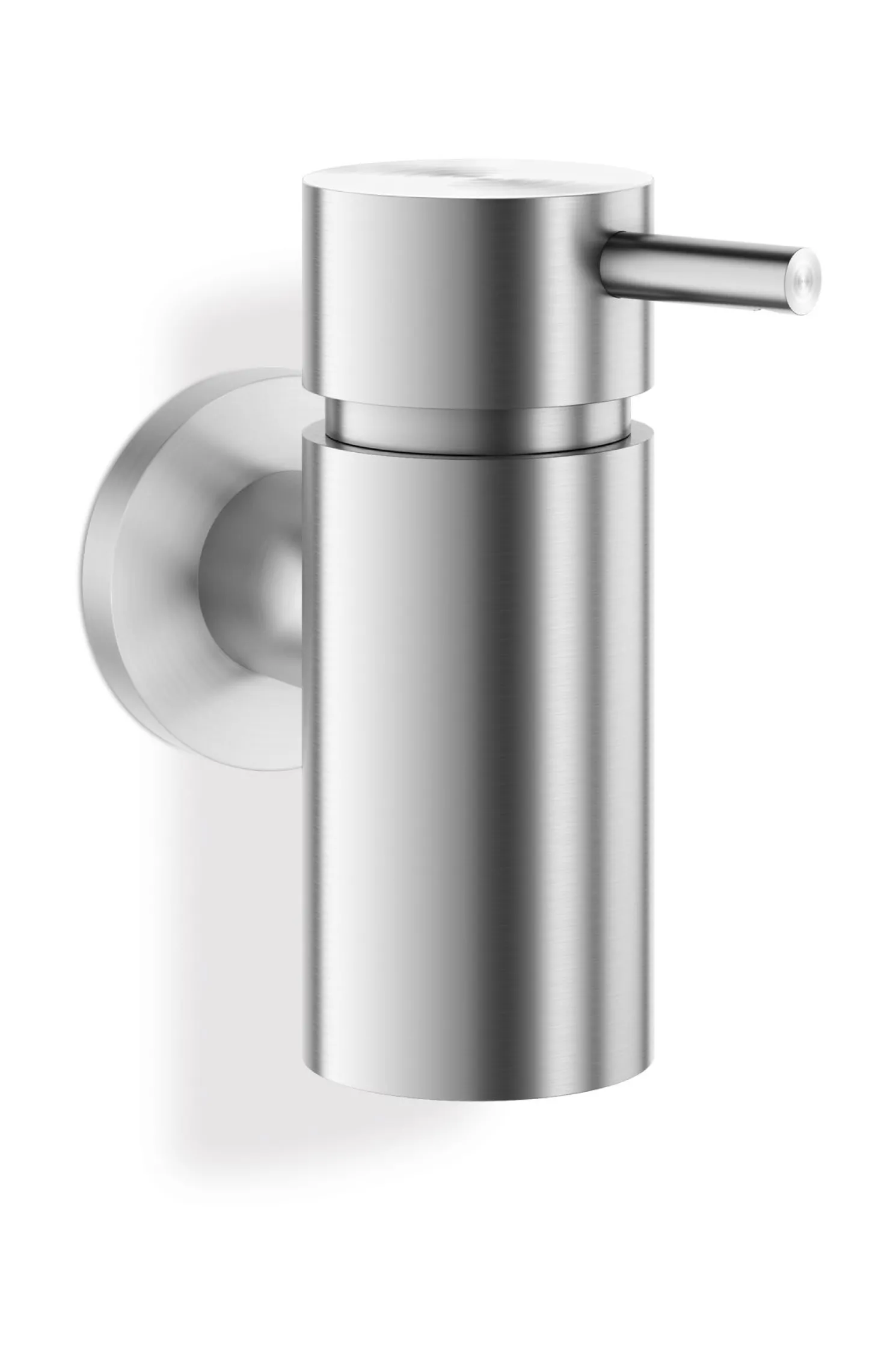 Zack Manola Lotionspender mit Wandmontage silber 12,5 cm