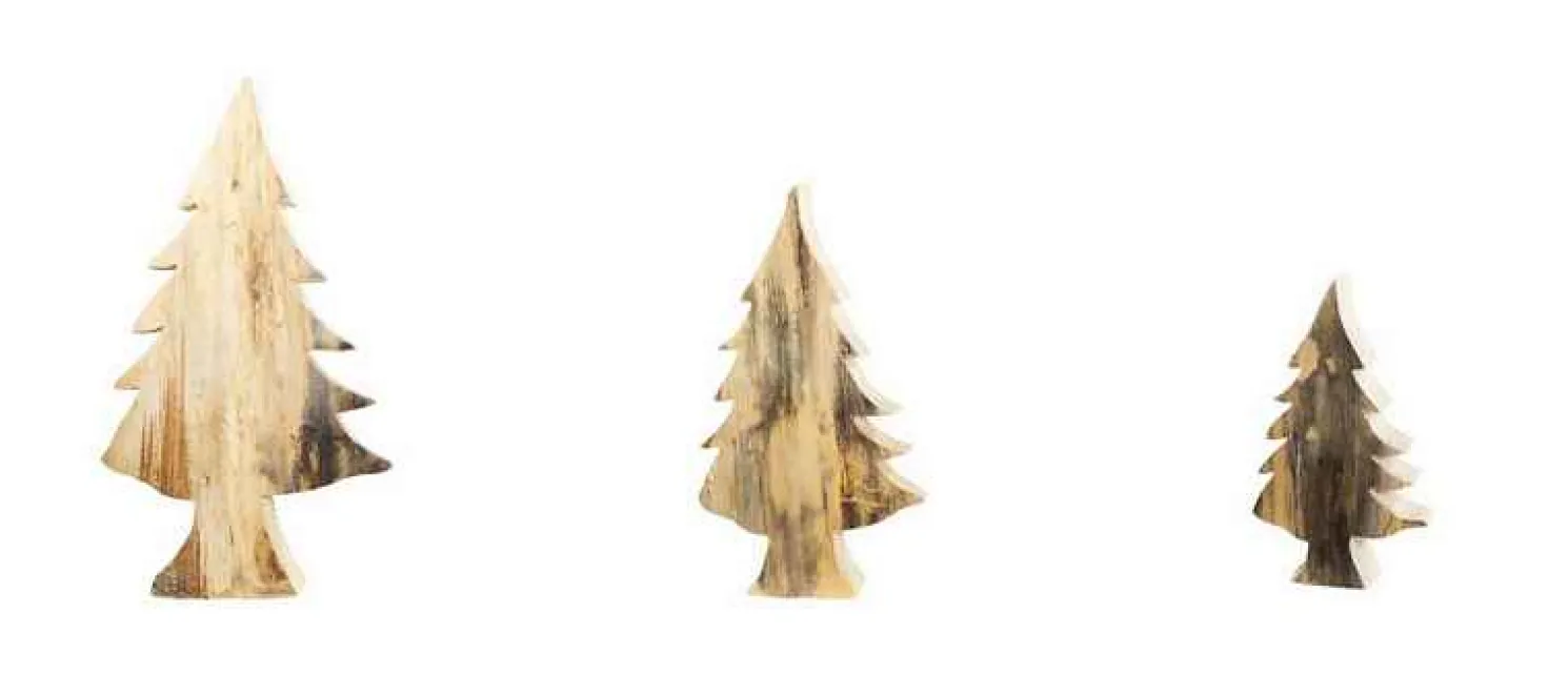 WMG Holz Tanne ohne Rinde, H 35 cm