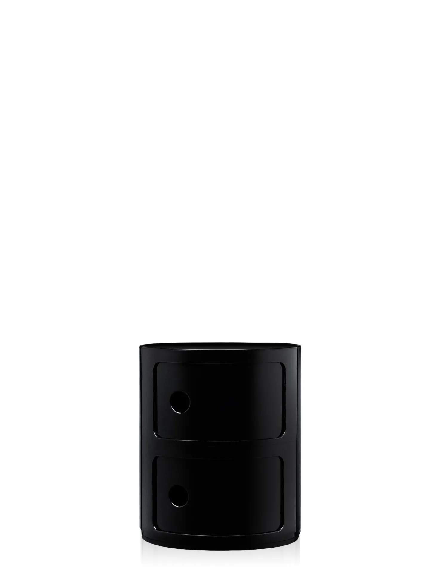 Kartell Componibili Recycled Container weiß mit zwei Elementen (matt - 4986)