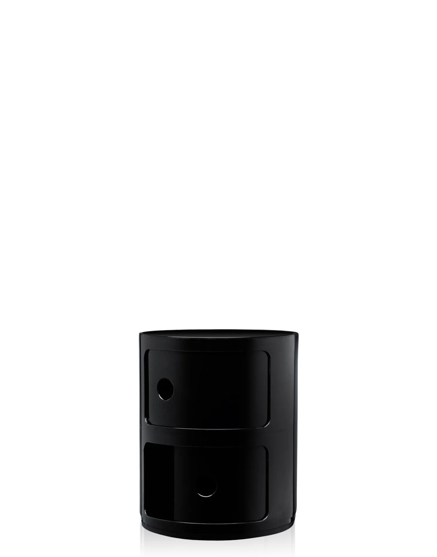 Kartell Componibili Recycled Container weiß mit zwei Elementen (matt - 4986)